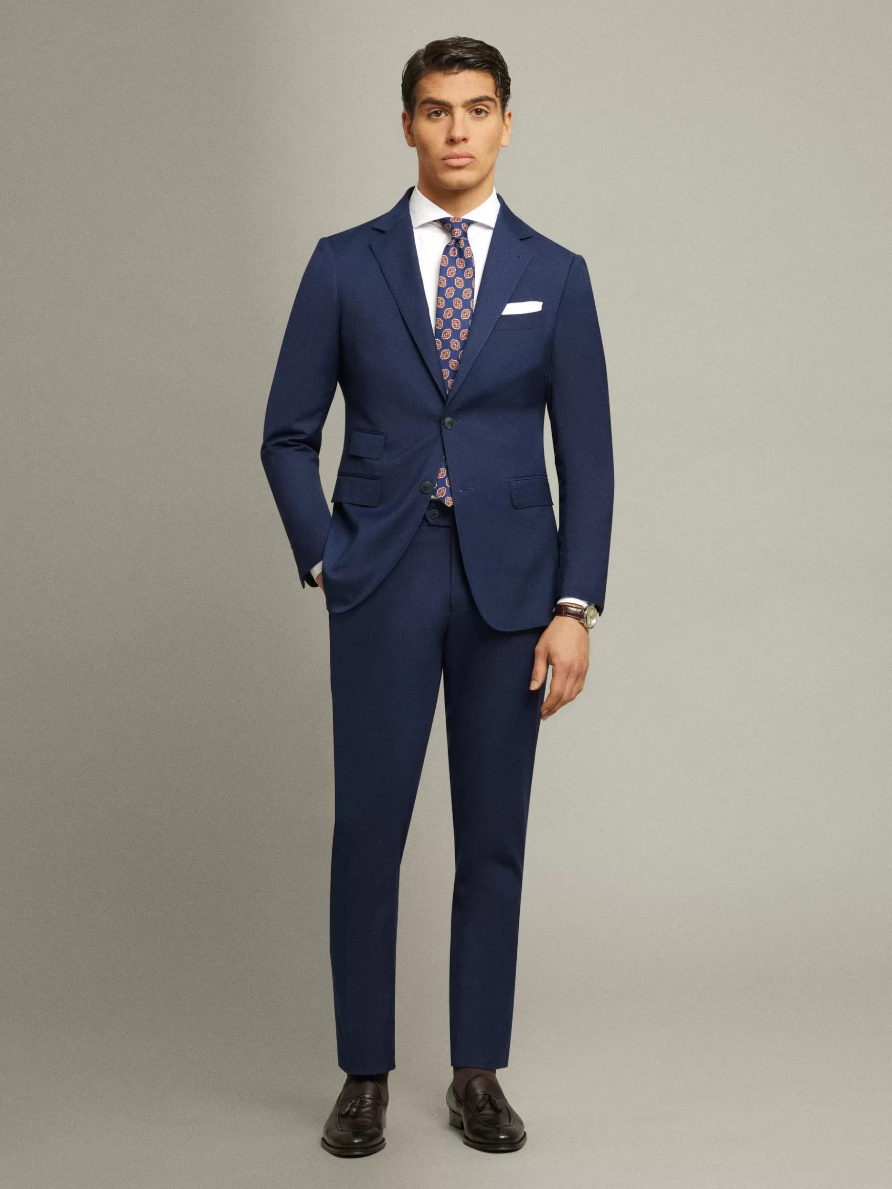 Hombre Alvaro Moreno Trajes | Trajes<AMERICANA TWILL