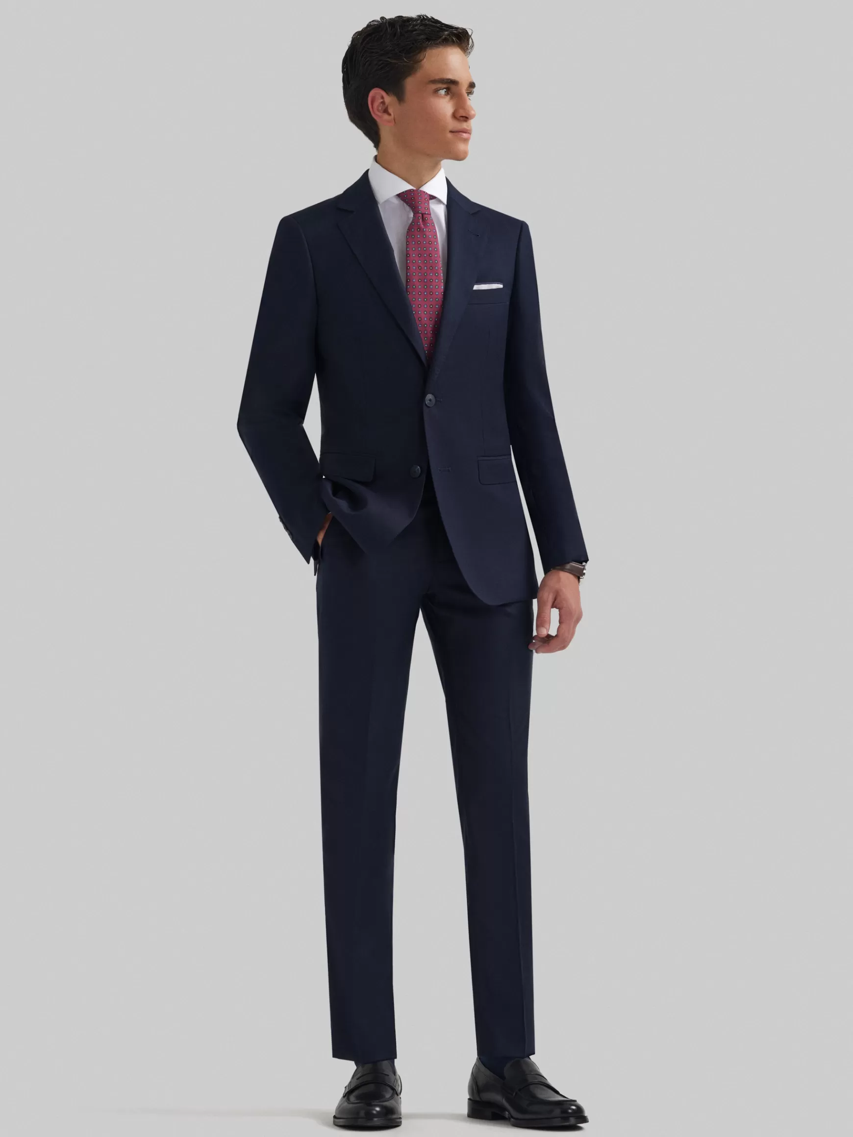 Hombre Alvaro Moreno Trajes | Trajes<AMERICANA TWILL CADETE