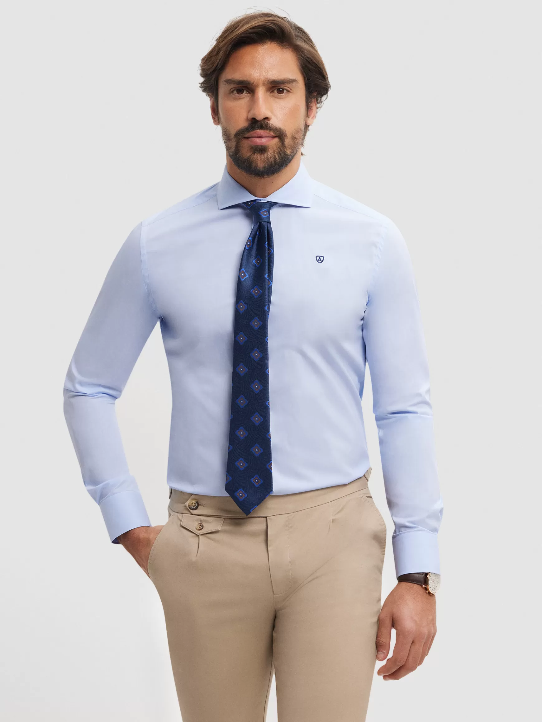 Hombre Alvaro Moreno Camisas Vestir | Camisas Vestir<CAMISA COMFORT FIL A FIL