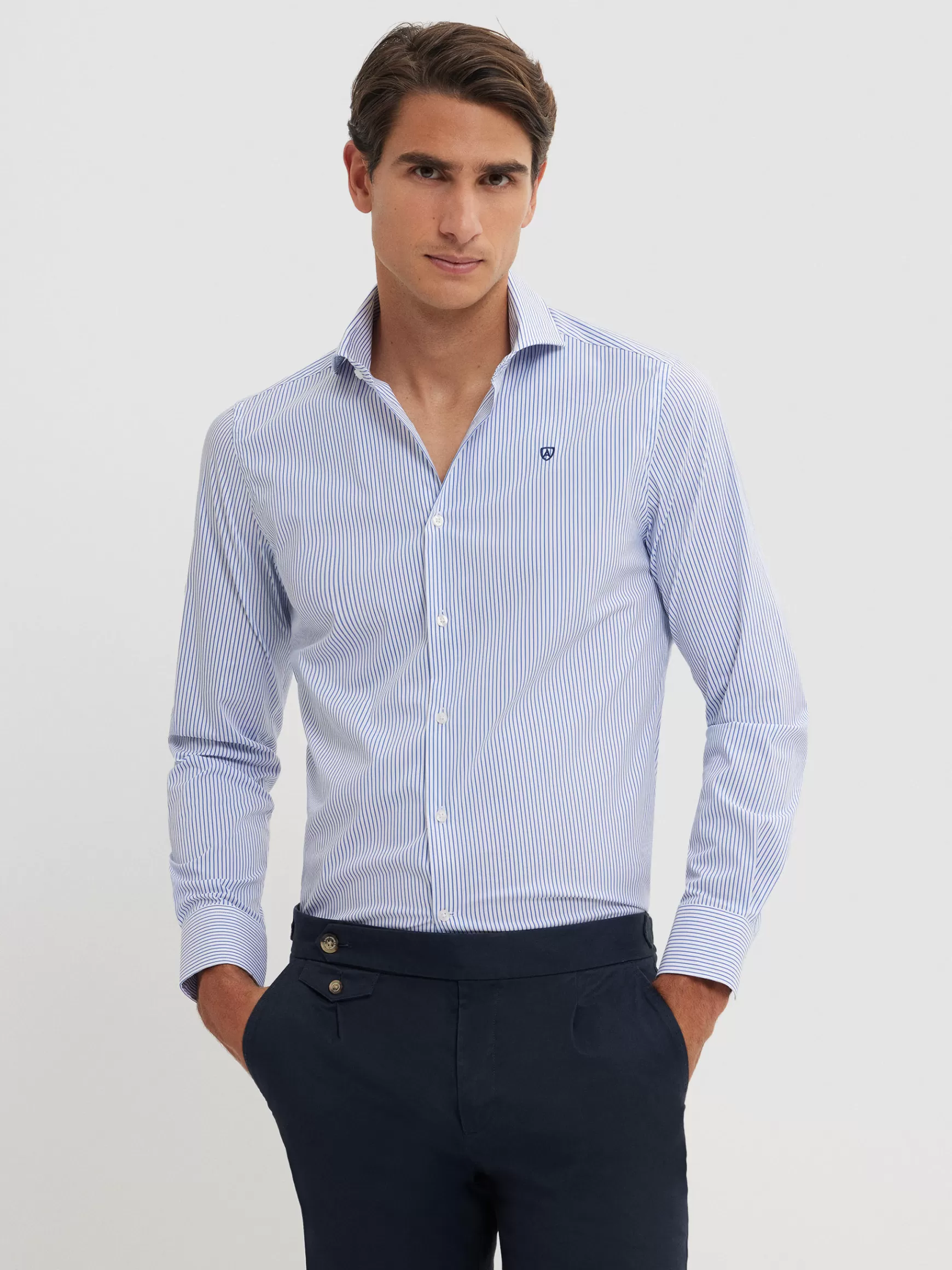 Hombre Alvaro Moreno Camisas Vestir | Camisas Vestir<CAMISA COMFORT RAYAS