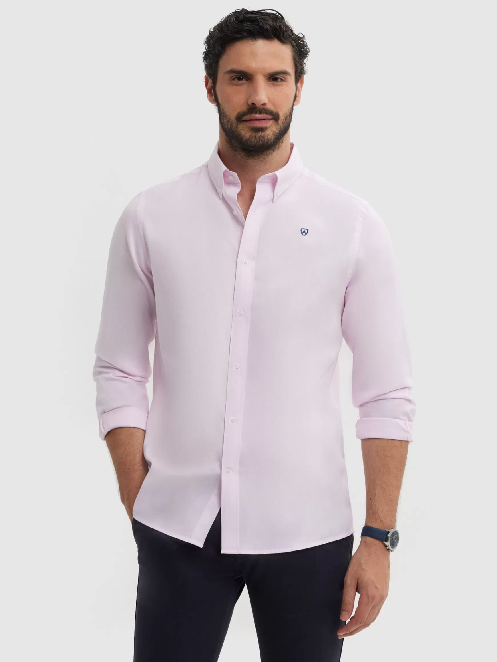 Hombre Alvaro Moreno Casual<CAMISA ESTRUCTURA DUTTON