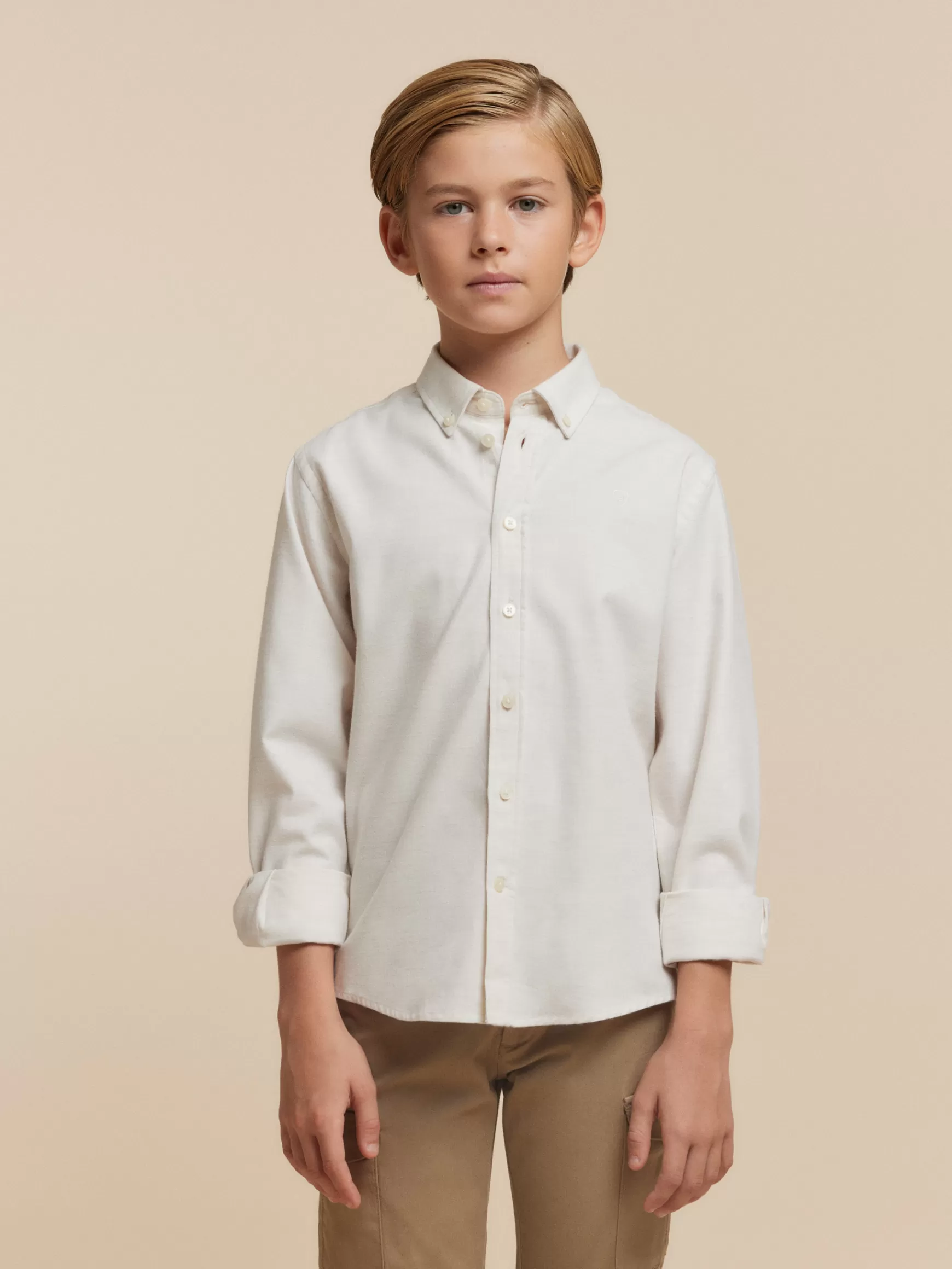 Alvaro Moreno Camisas<CAMISA FLANNEL TWILL KIDS