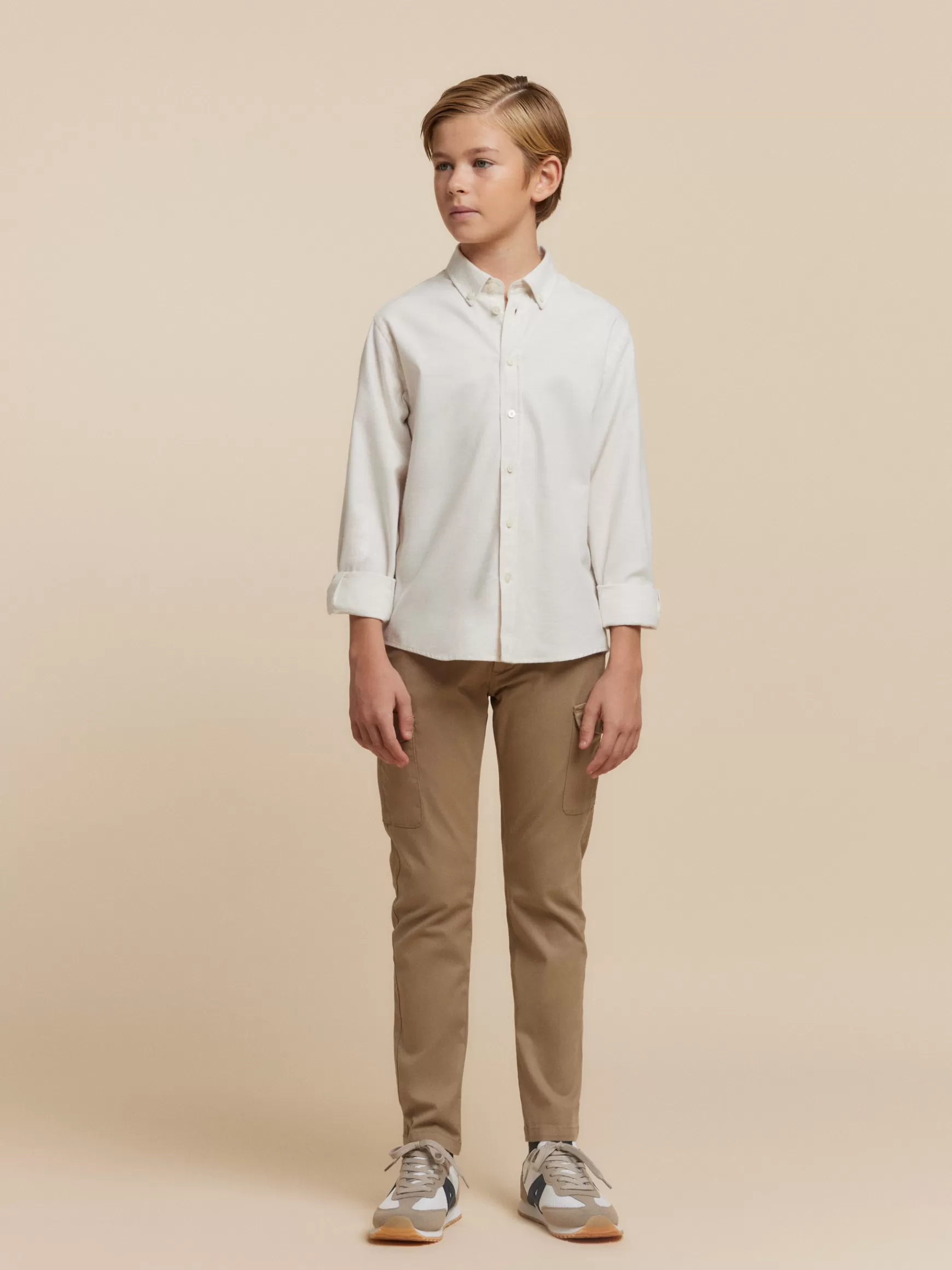 Alvaro Moreno Camisas<CAMISA FLANNEL TWILL KIDS