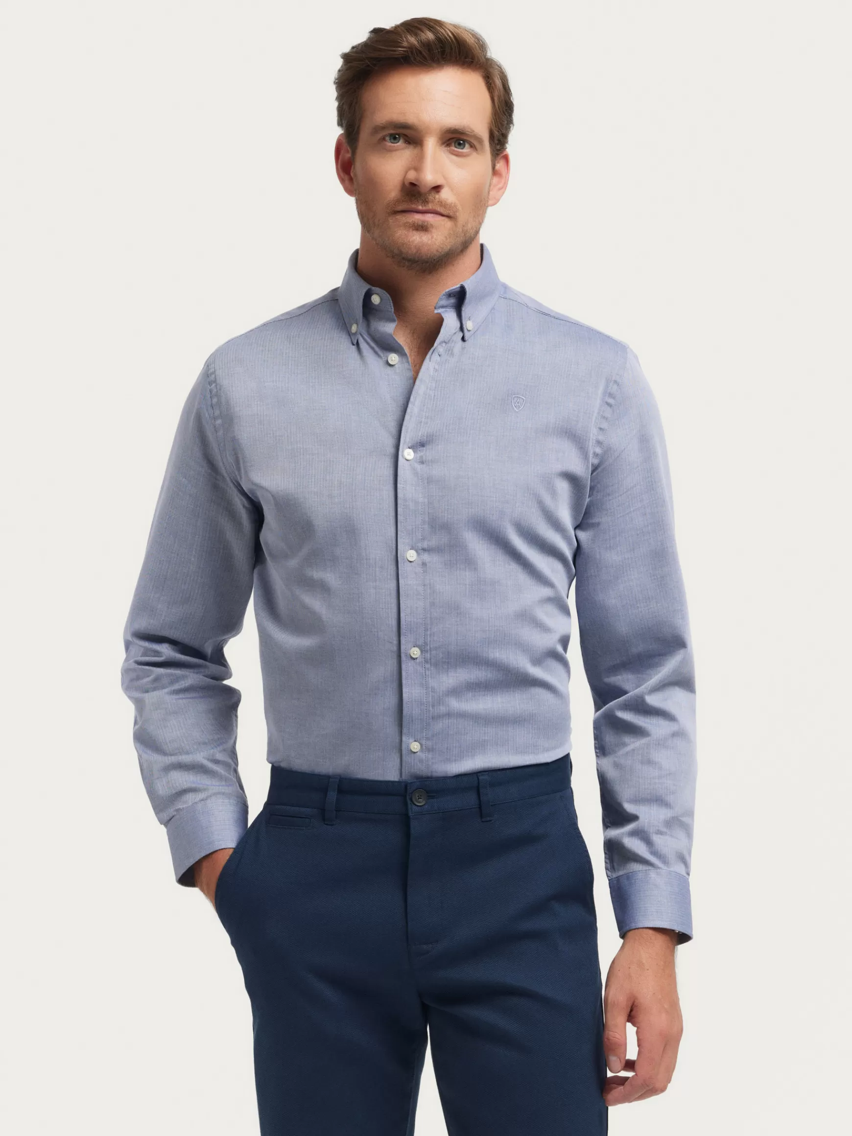 Hombre Alvaro Moreno Casual<CAMISA MICROESPIGA