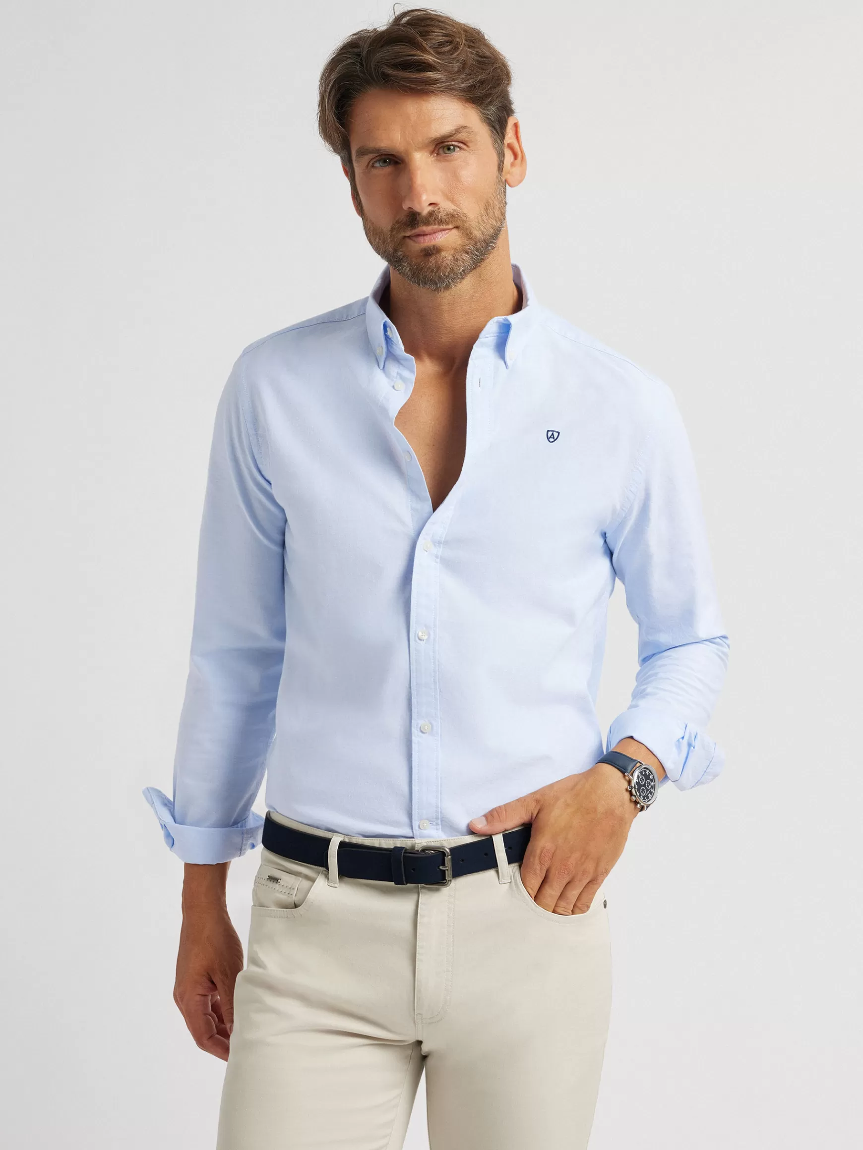 Hombre Alvaro Moreno Oxford<CAMISA OXFORD BASIC