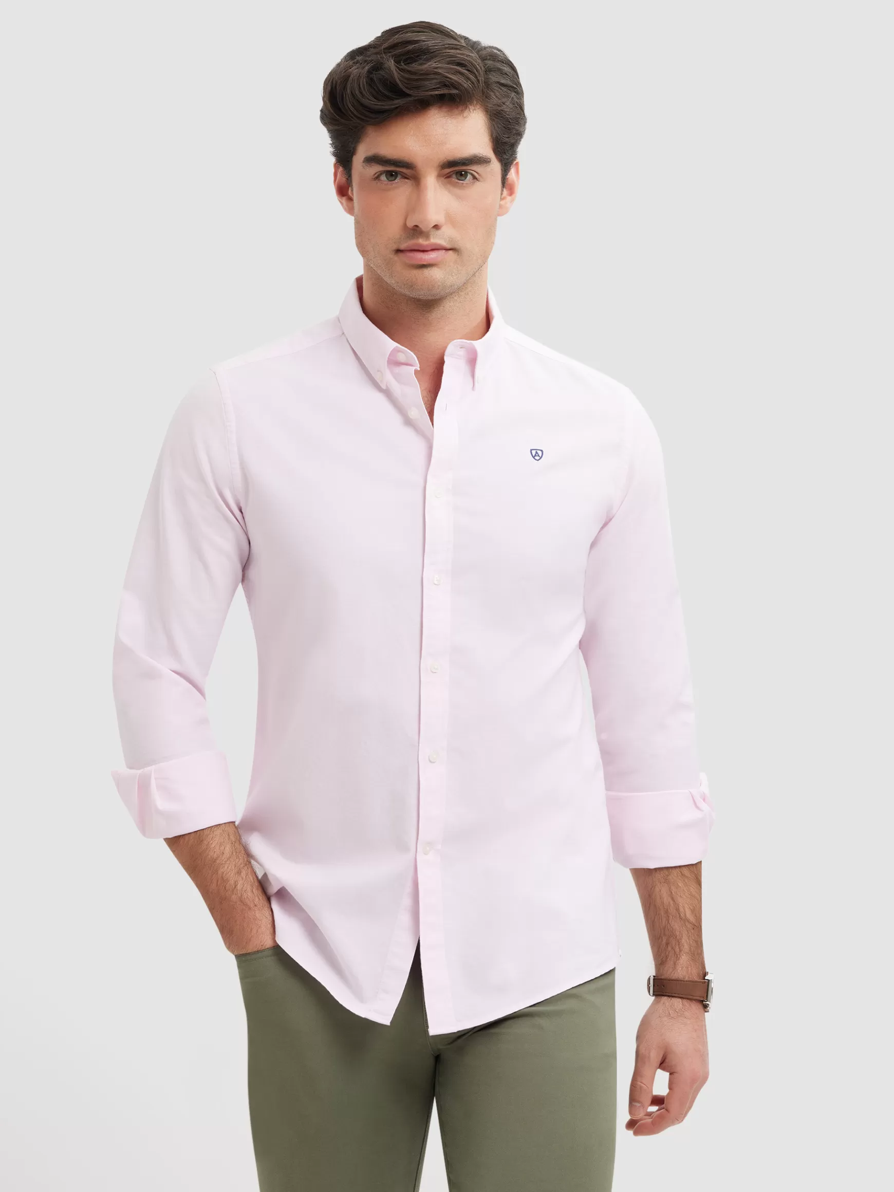 Hombre Alvaro Moreno Oxford<CAMISA OXFORD BASIC