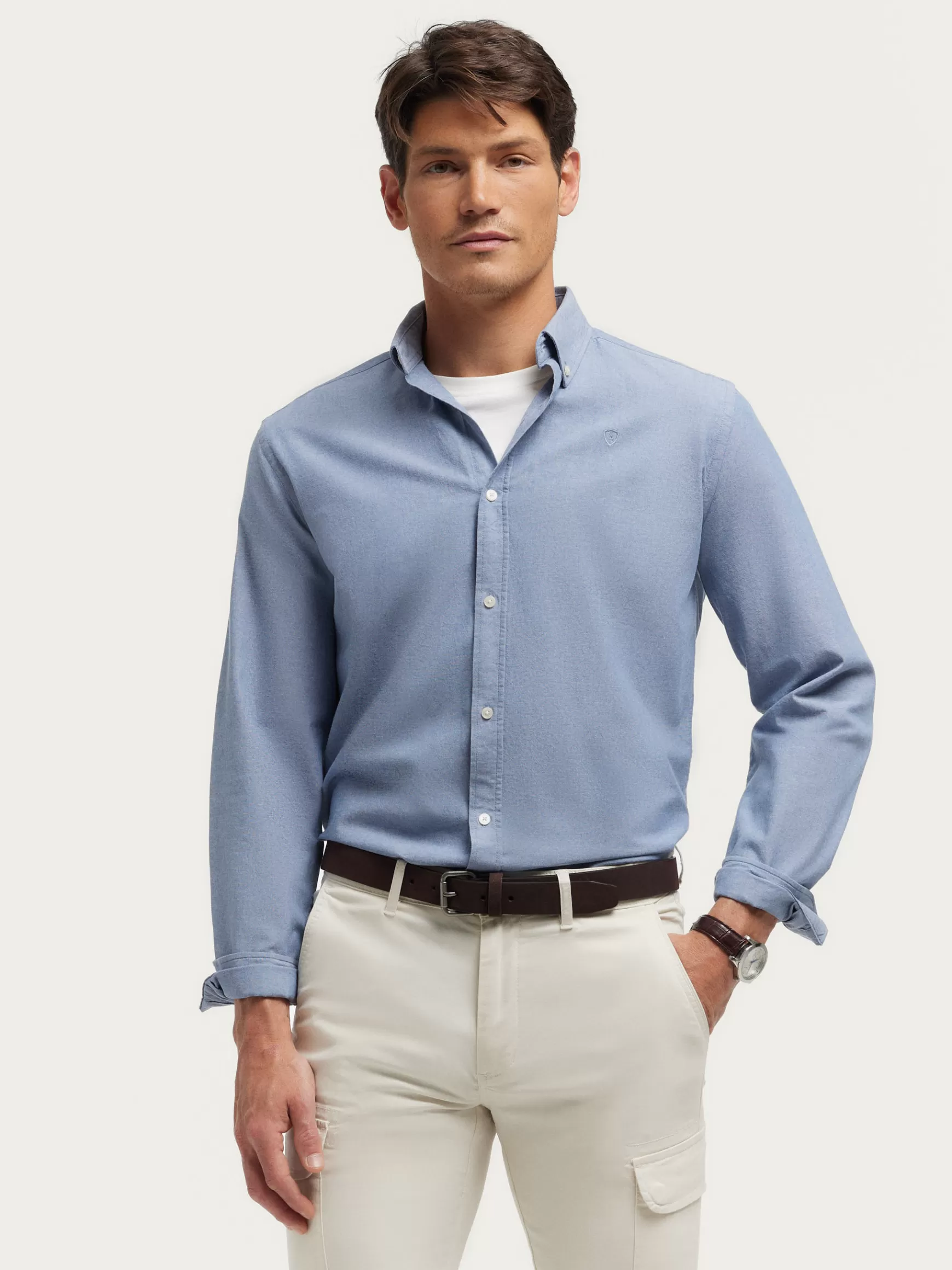 Hombre Alvaro Moreno Oxford<CAMISA OXFORD CHAMBRAY