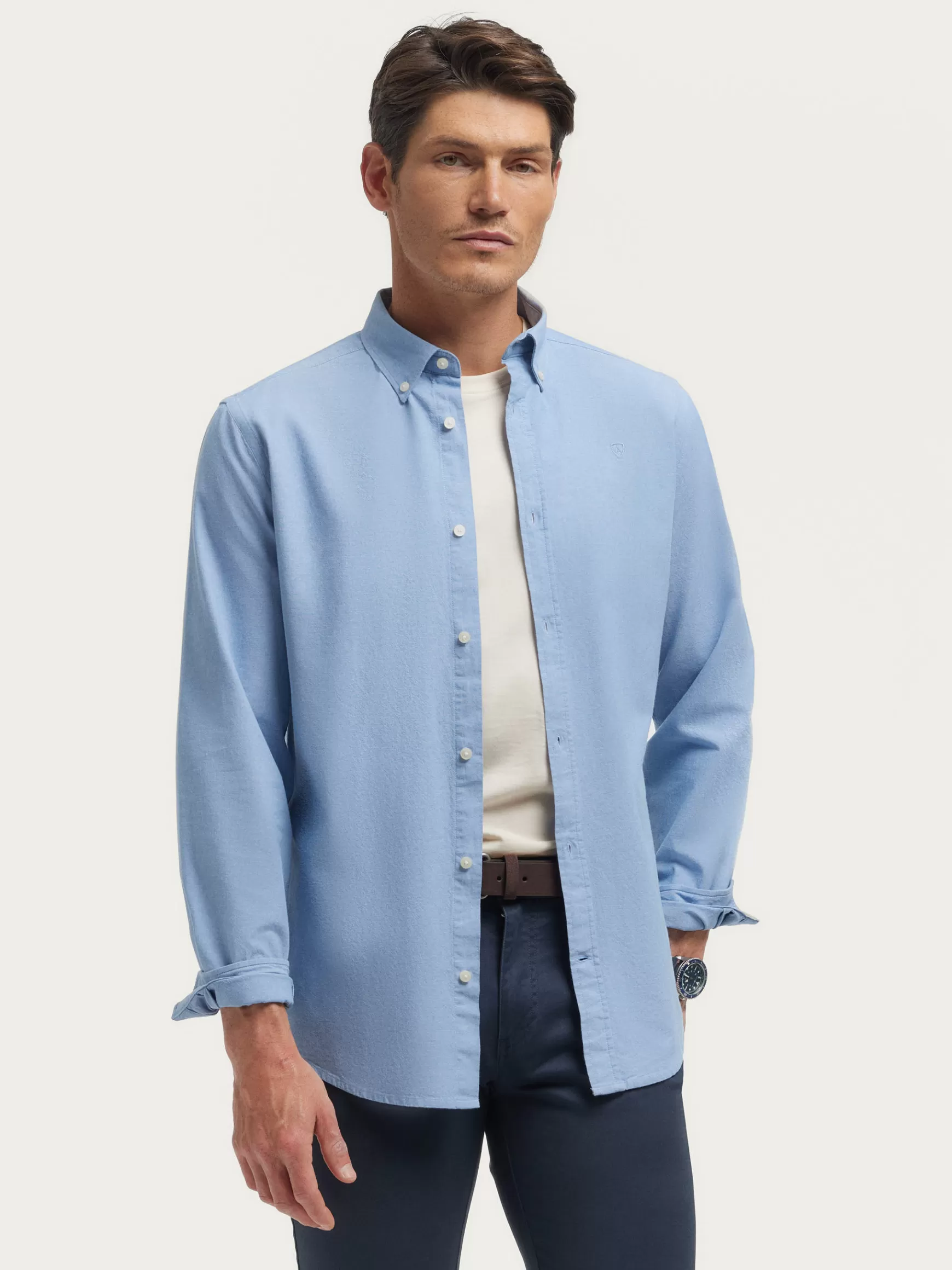 Hombre Alvaro Moreno Oxford<CAMISA OXFORD CHAMBRAY