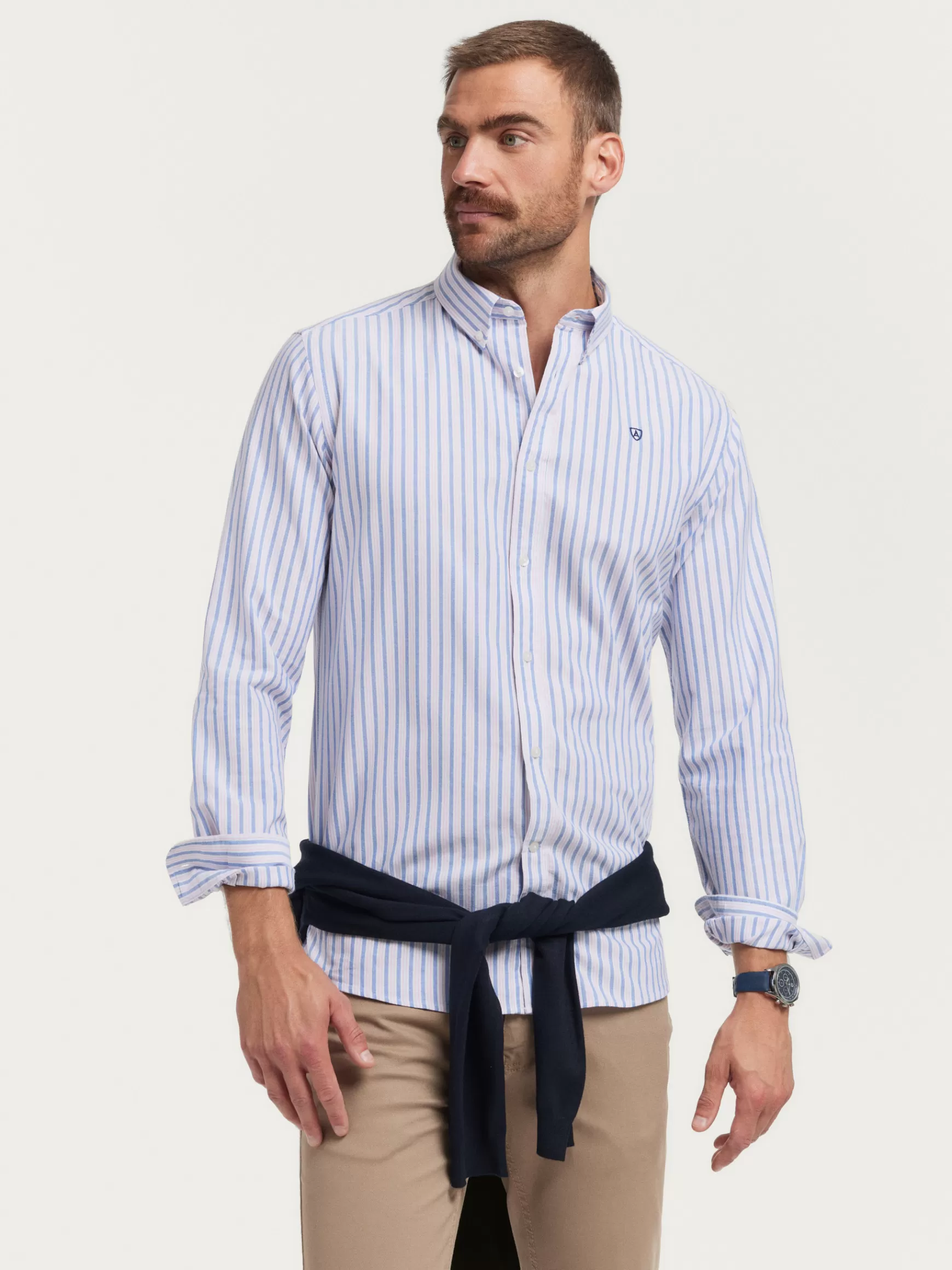 Hombre Alvaro Moreno Oxford<CAMISA OXFORD FANCY STR