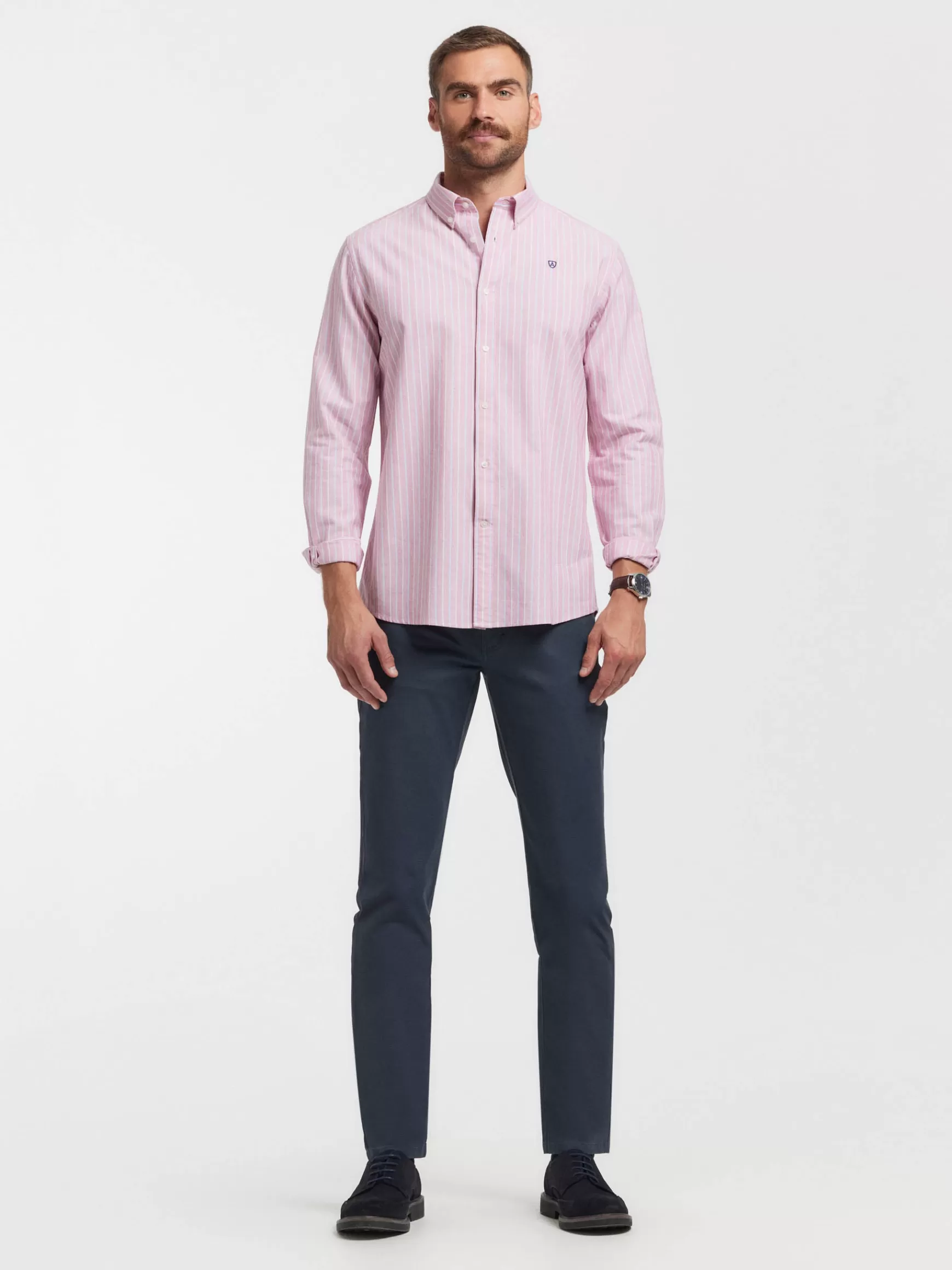 Hombre Alvaro Moreno Oxford<CAMISA OXFORD FANCY STR