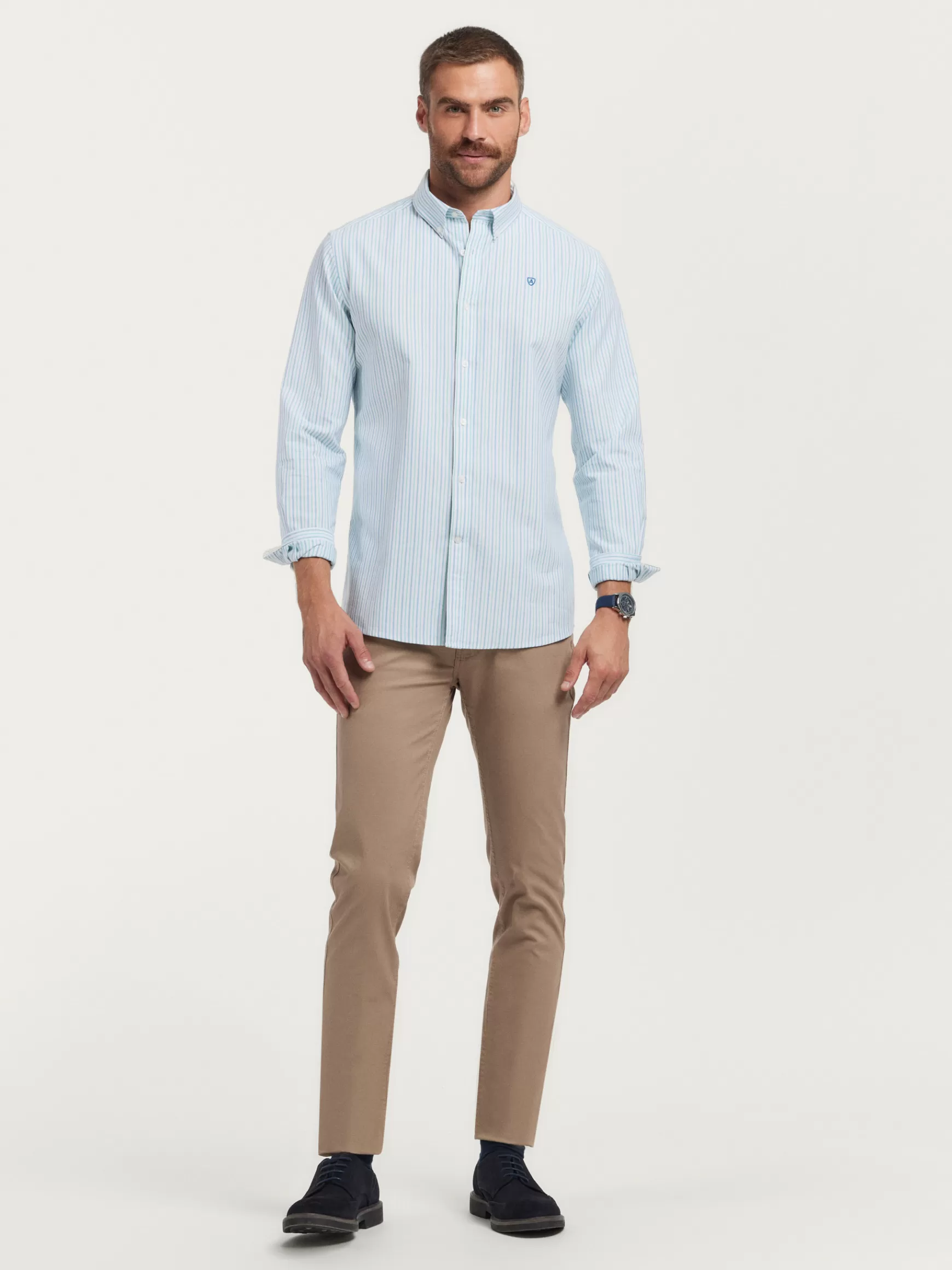 Hombre Alvaro Moreno Oxford<CAMISA OXFORD FANCY STR