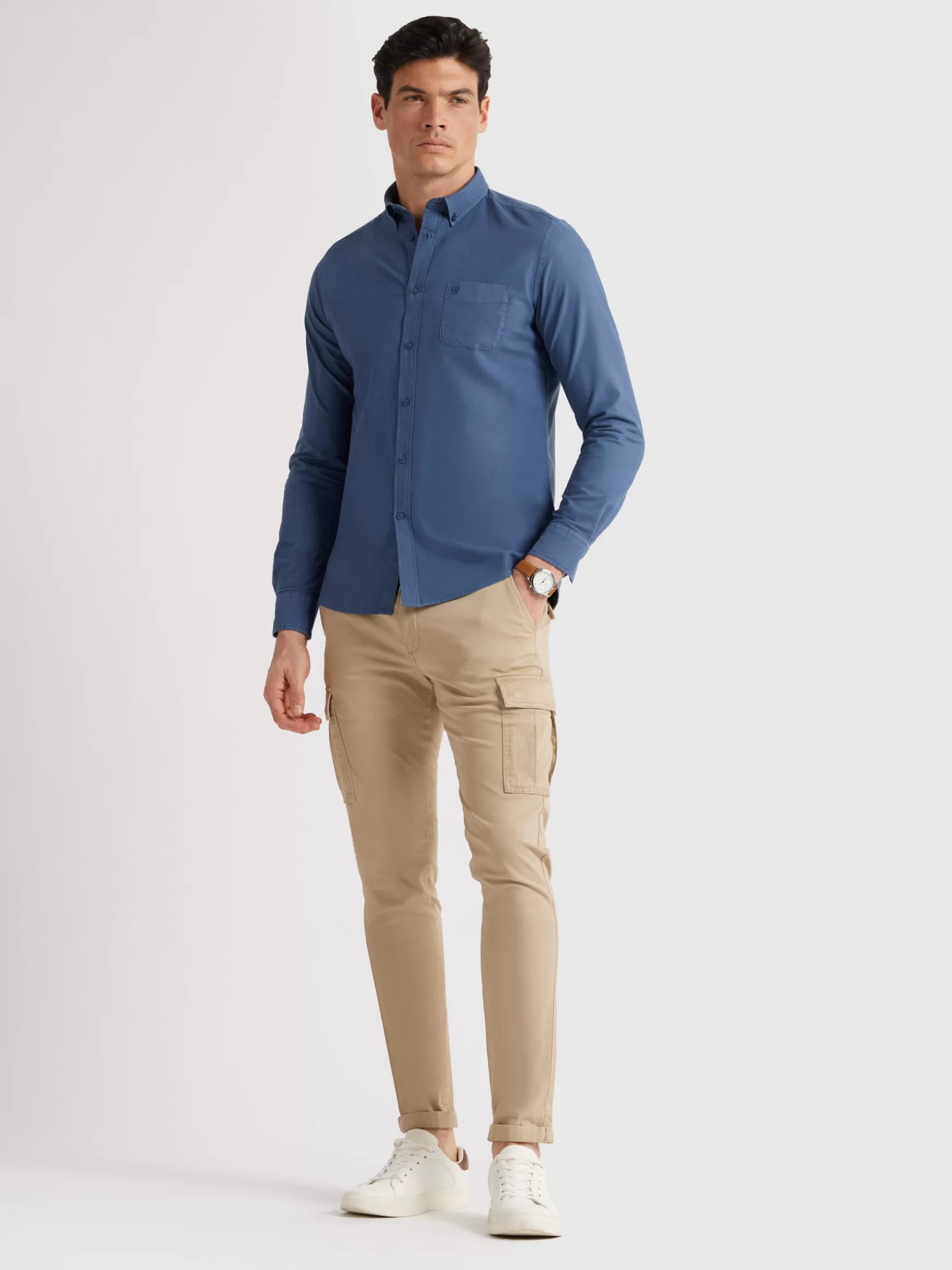 Hombre Alvaro Moreno Oxford<CAMISA OXFORD POCKET DYE