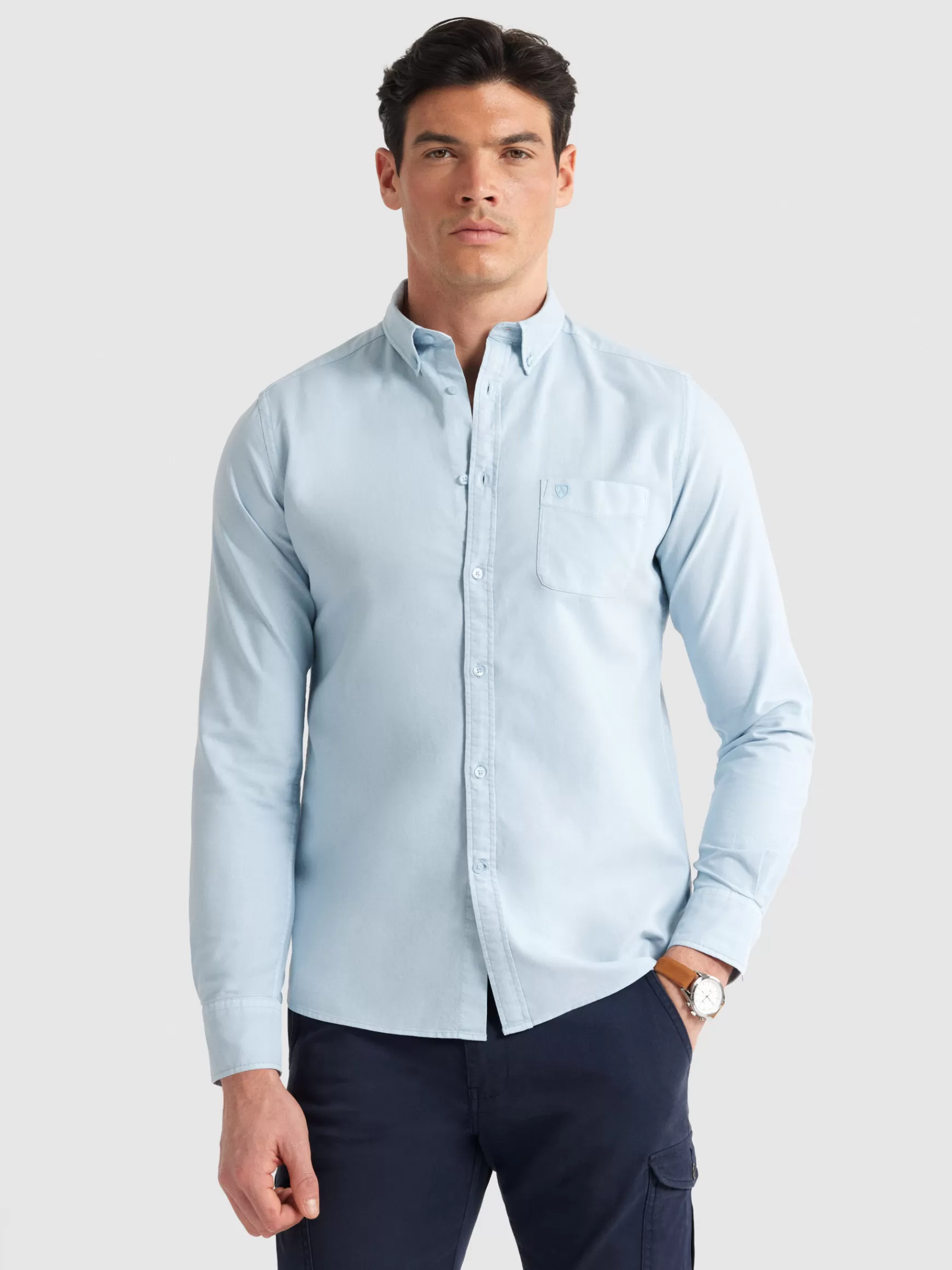 Hombre Alvaro Moreno Oxford<CAMISA OXFORD POCKET DYE