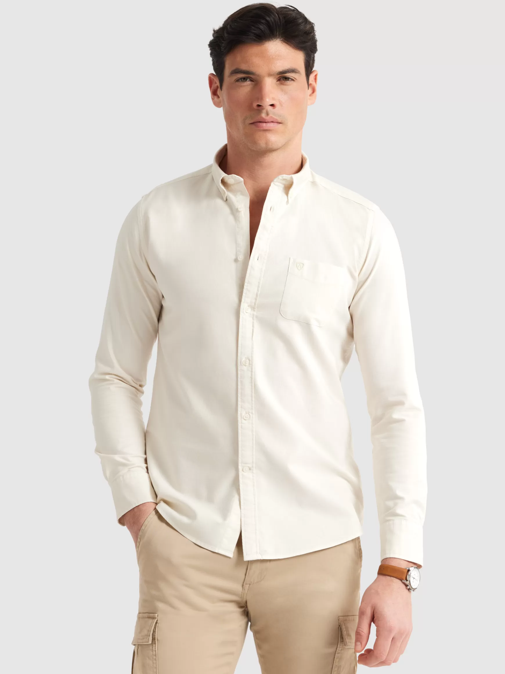 Hombre Alvaro Moreno Oxford<CAMISA OXFORD POCKET DYE