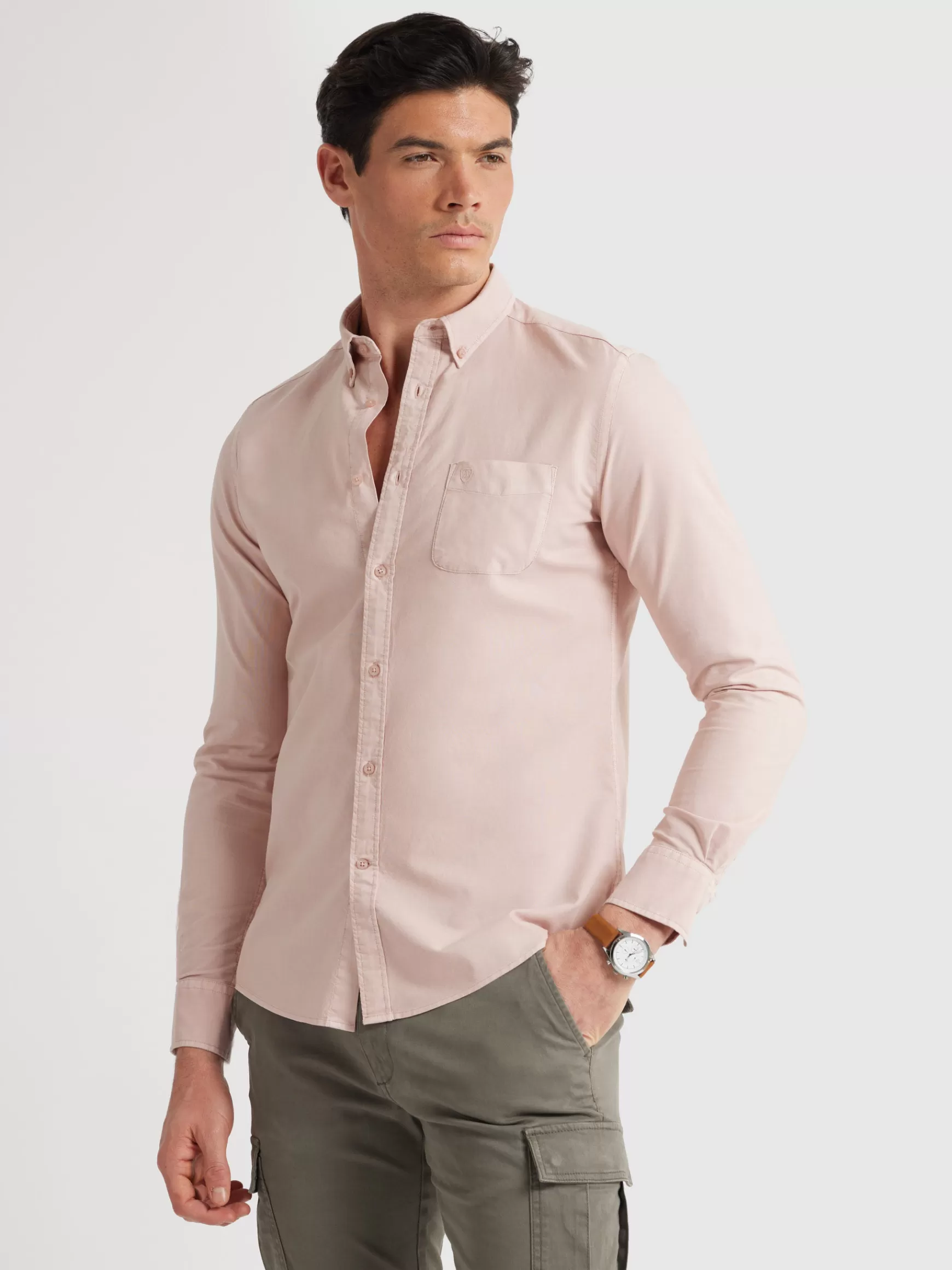 Hombre Alvaro Moreno Oxford<CAMISA OXFORD POCKET DYE