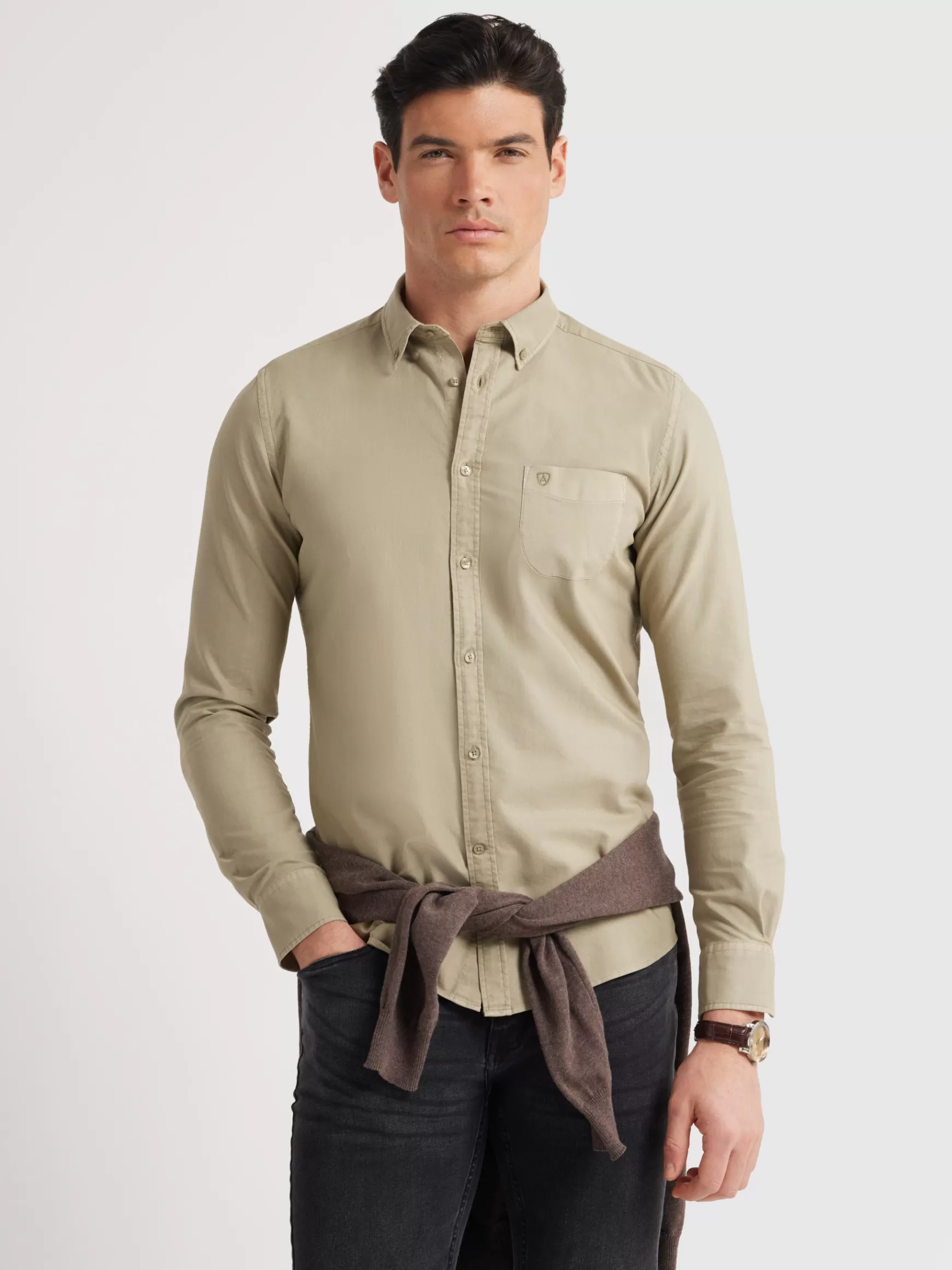 Hombre Alvaro Moreno Oxford<CAMISA OXFORD POCKET DYE