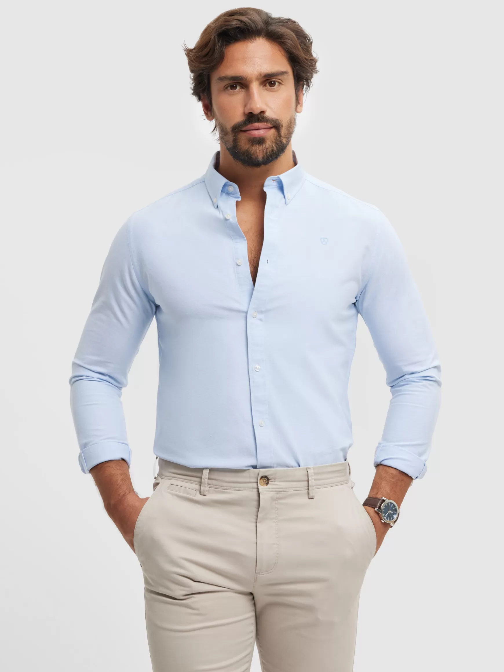 Hombre Alvaro Moreno Oxford<CAMISA OXFORD SOLID