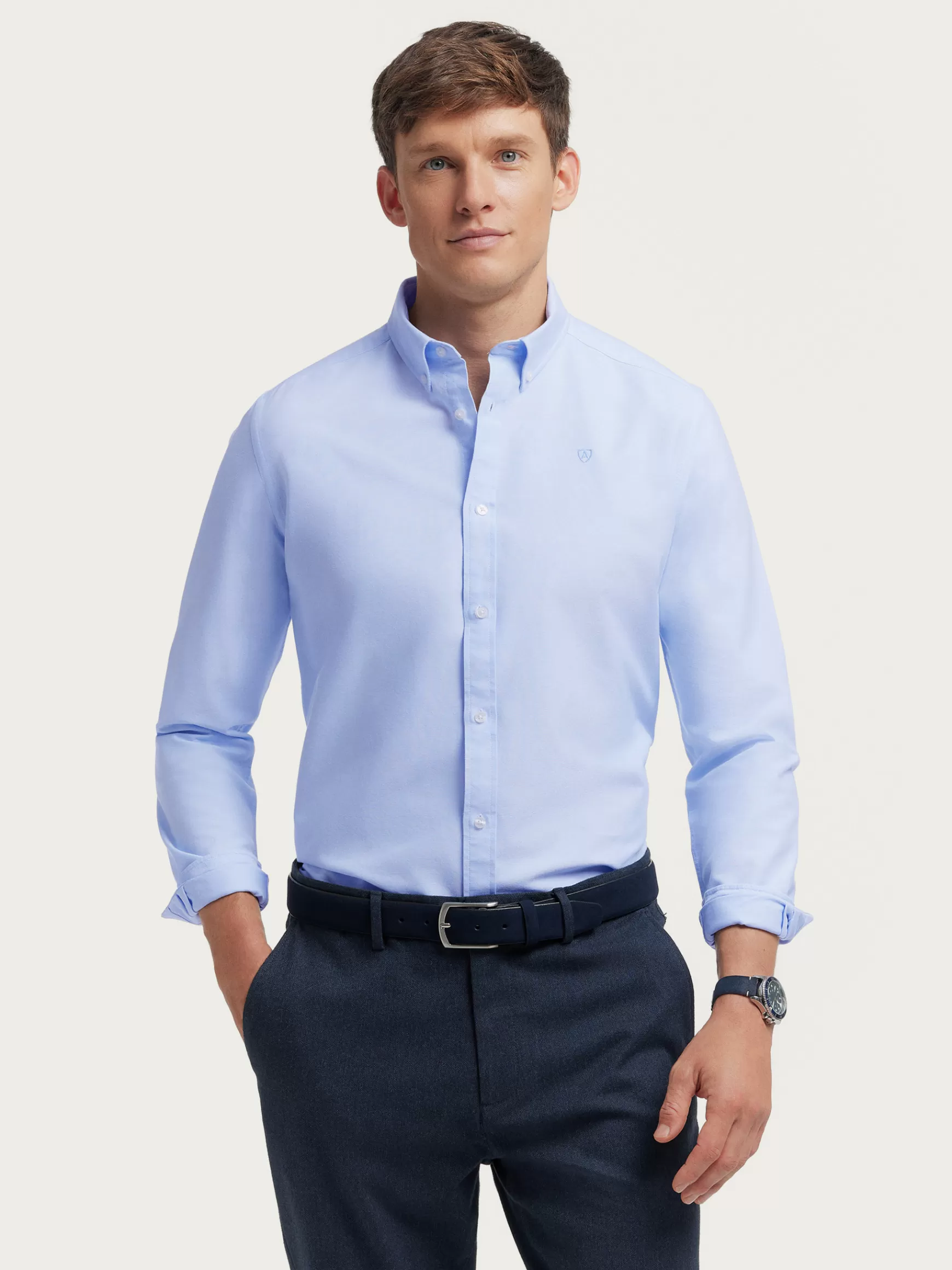 Hombre Alvaro Moreno Oxford<CAMISA OXFORD SOLID