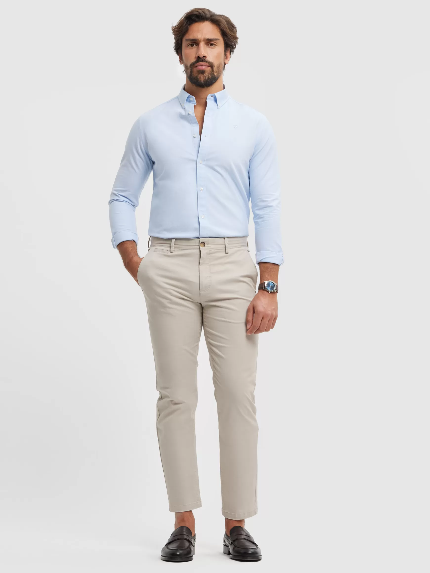 Hombre Alvaro Moreno Oxford<CAMISA OXFORD SOLID