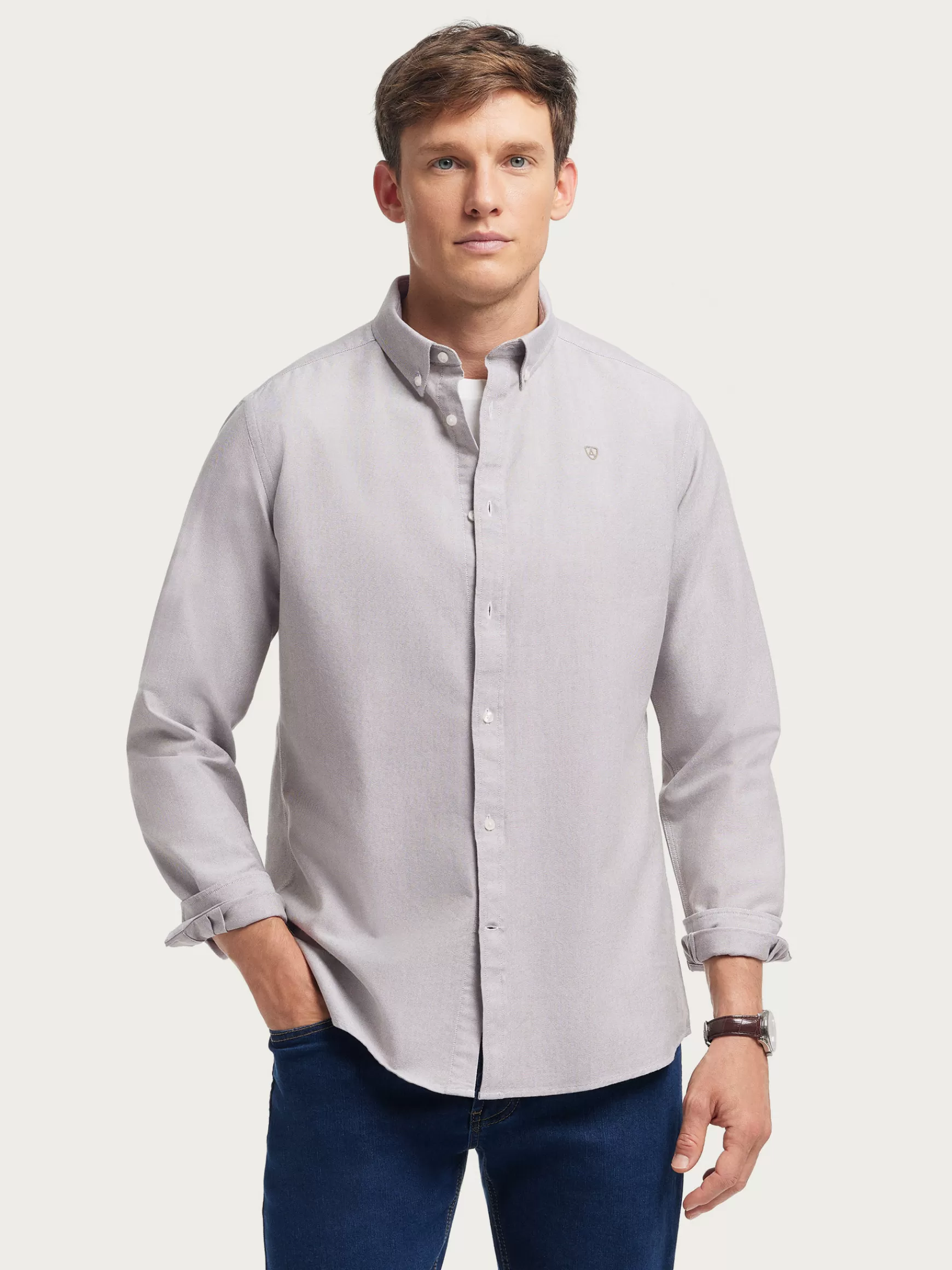 Hombre Alvaro Moreno Oxford<CAMISA OXFORD SOLID