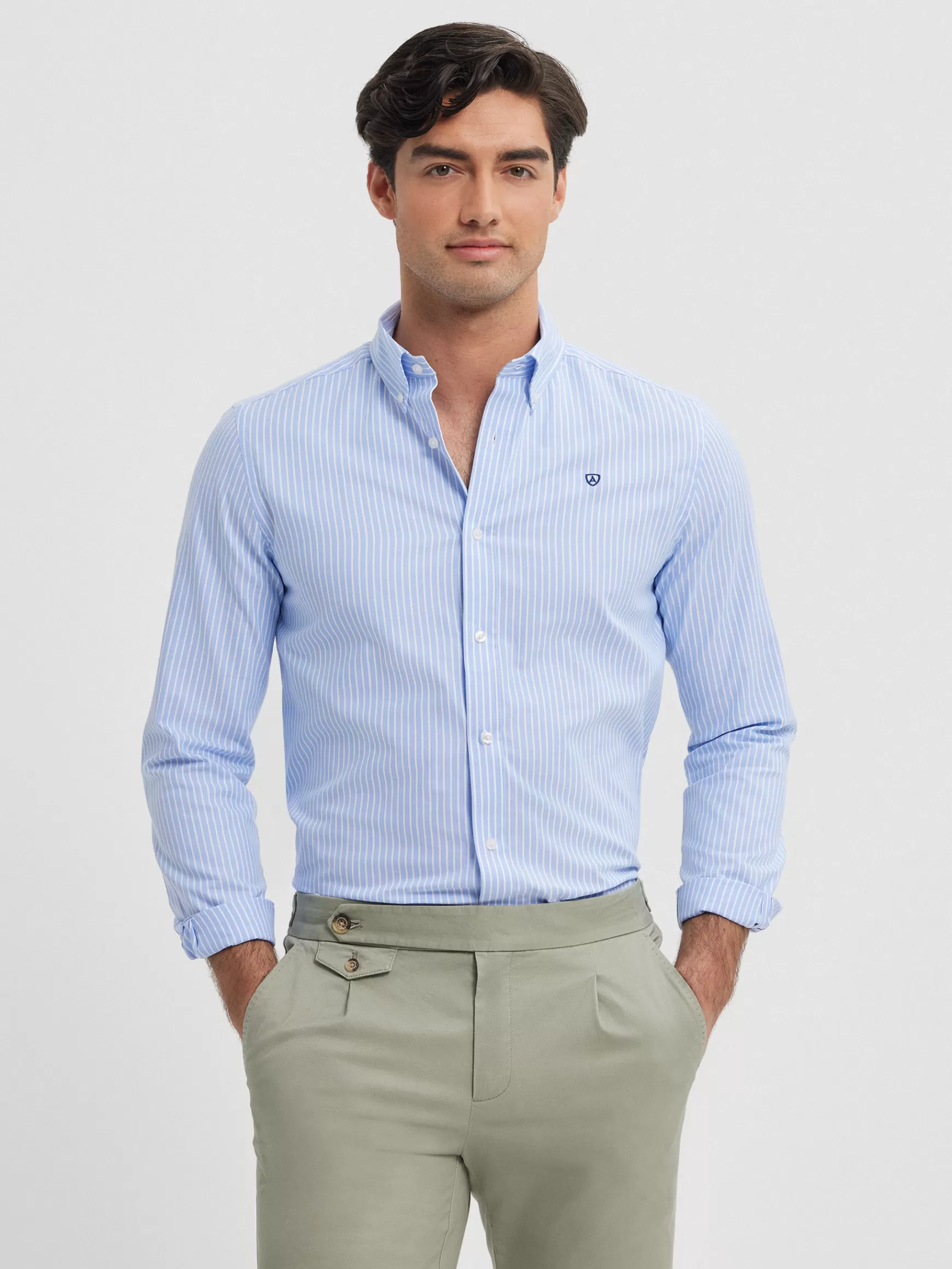 Hombre Alvaro Moreno Camisas Vestir | Camisas Vestir<CAMISA RAYAS DUTTON