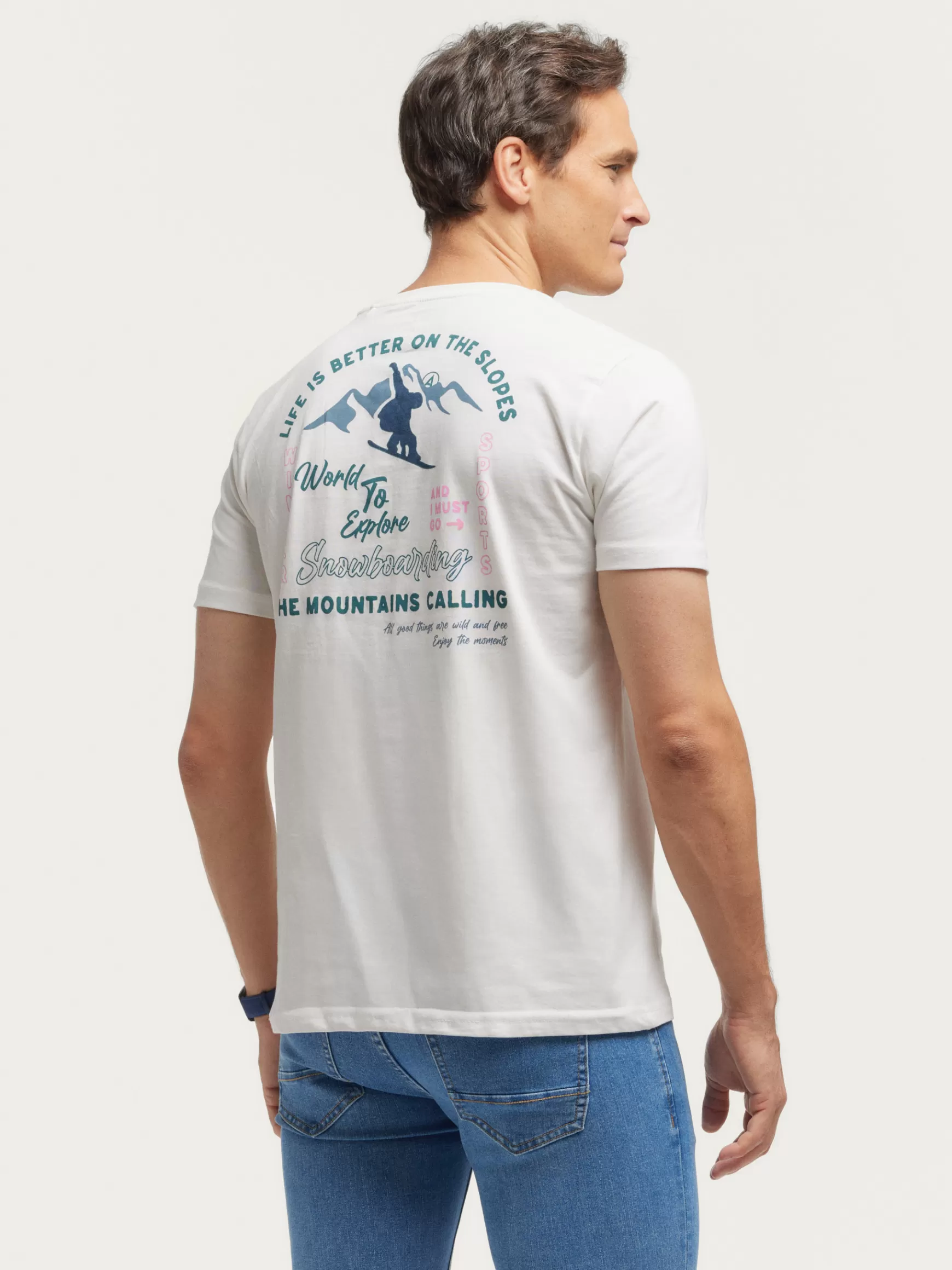 Hombre Alvaro Moreno Teen | Camisetas<CAMISETA SNOW