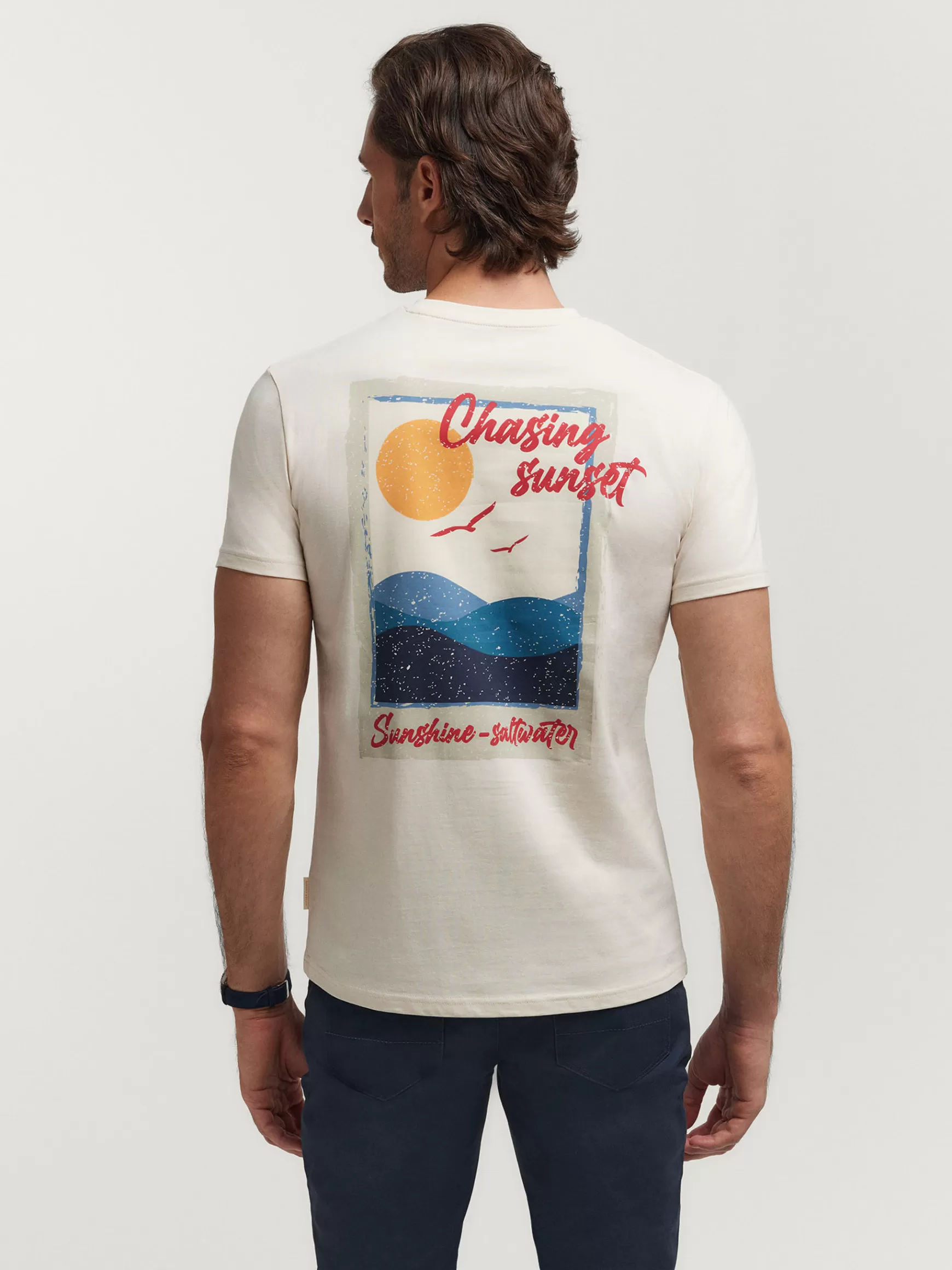 Hombre Alvaro Moreno Camisetas<CAMISETA SUNSET