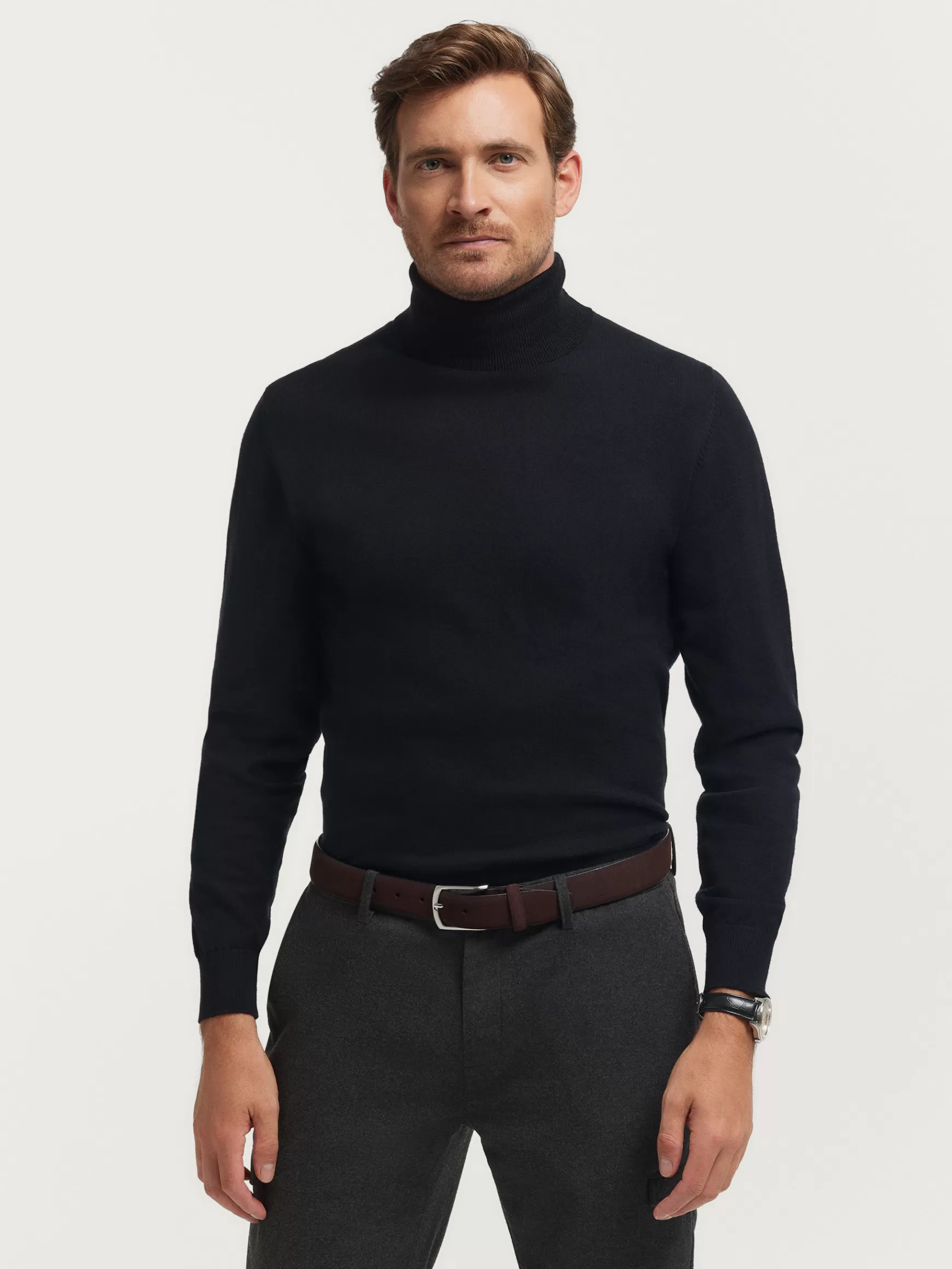 Hombre Alvaro Moreno Jerséis<JERSEY ROLL COLLAR