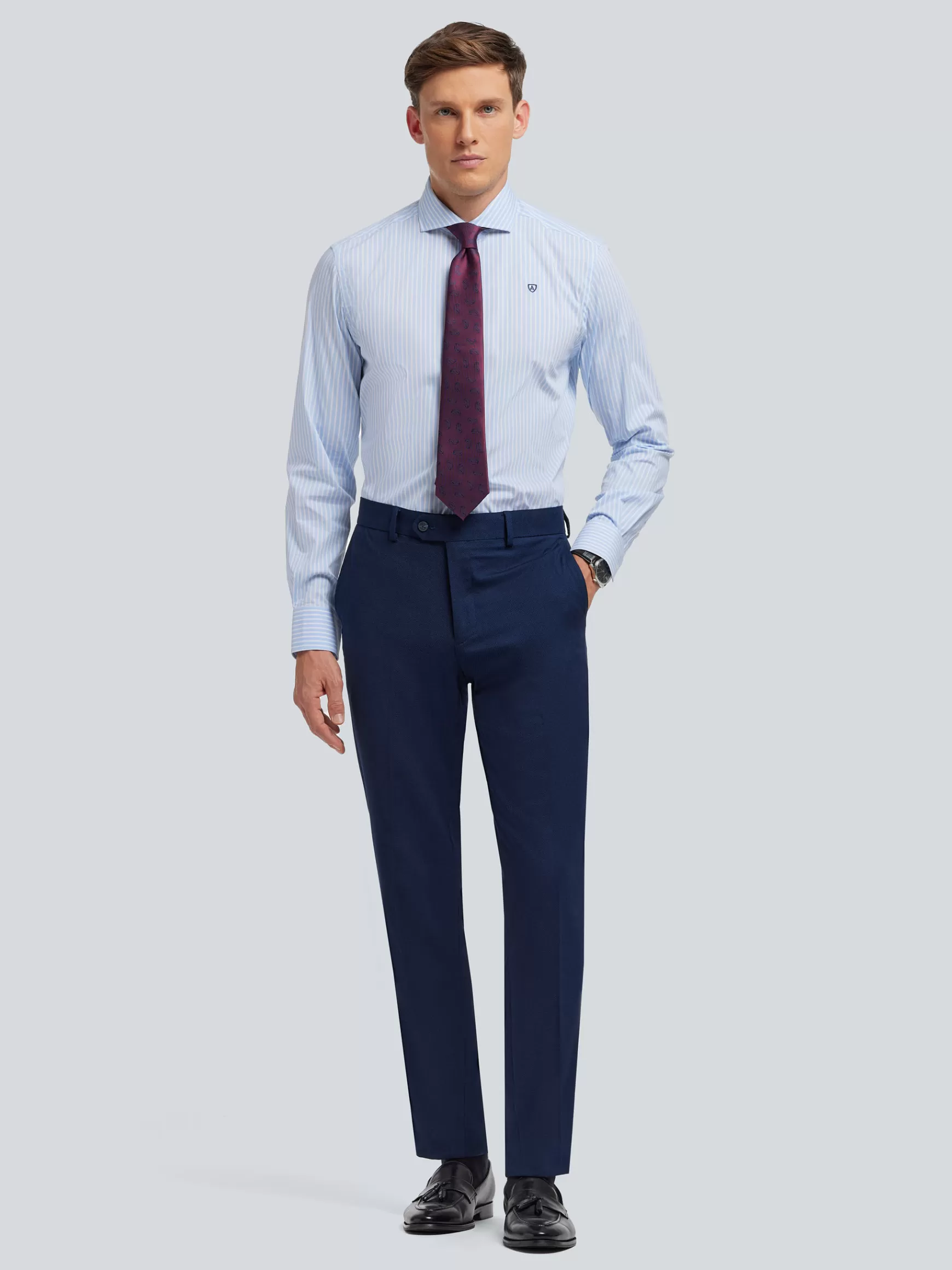 Hombre Alvaro Moreno Trajes | Trajes<PANTALON BIRDEYE