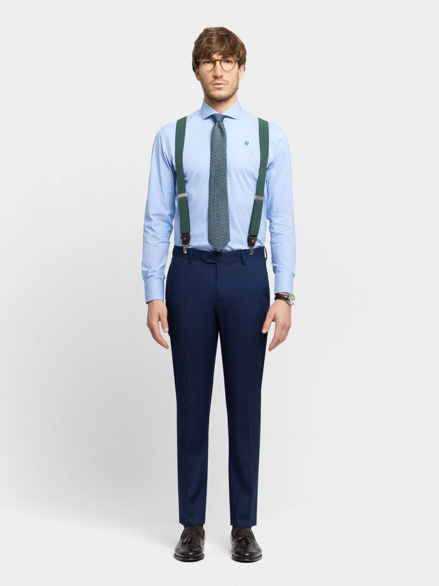 Hombre Alvaro Moreno Trajes | Trajes<PANTALON BIRDEYE