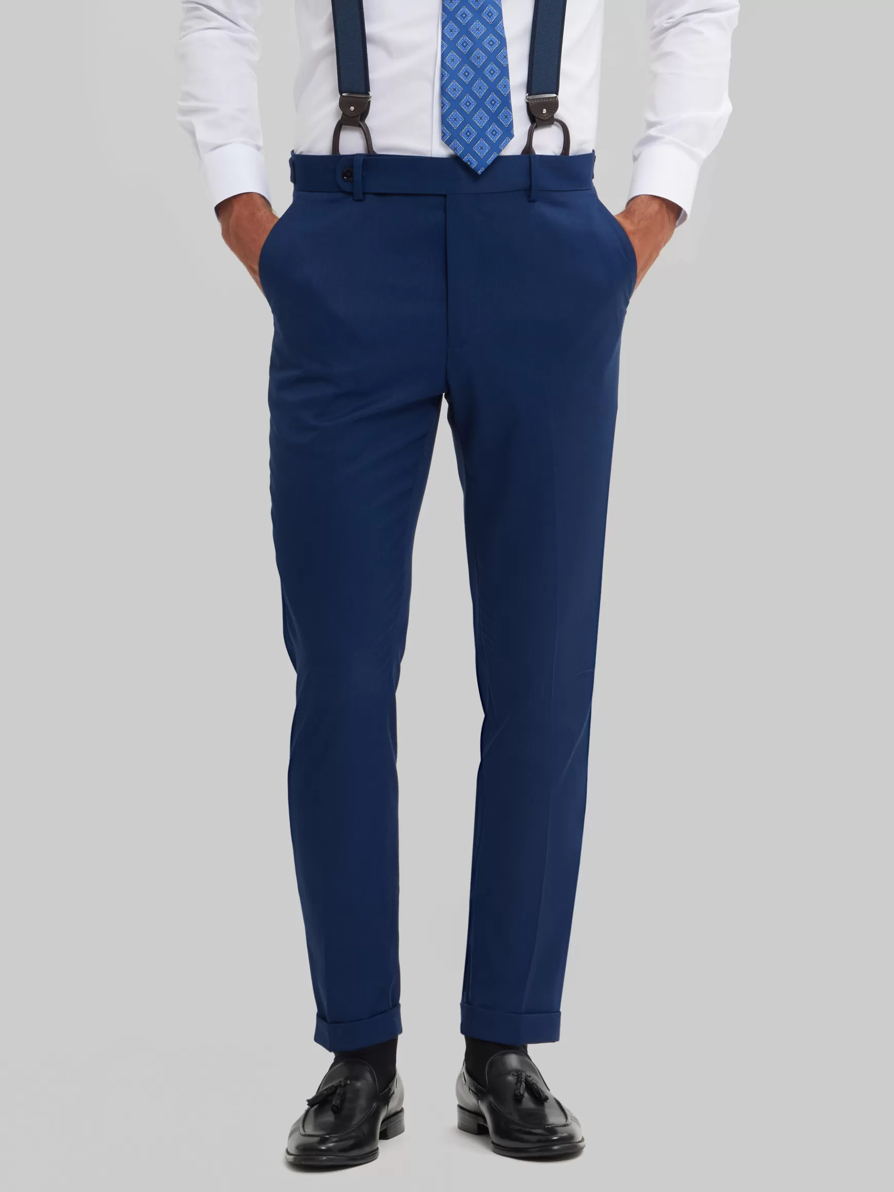 Hombre Alvaro Moreno Trajes | Trajes<PANTALON CAPO MICRO