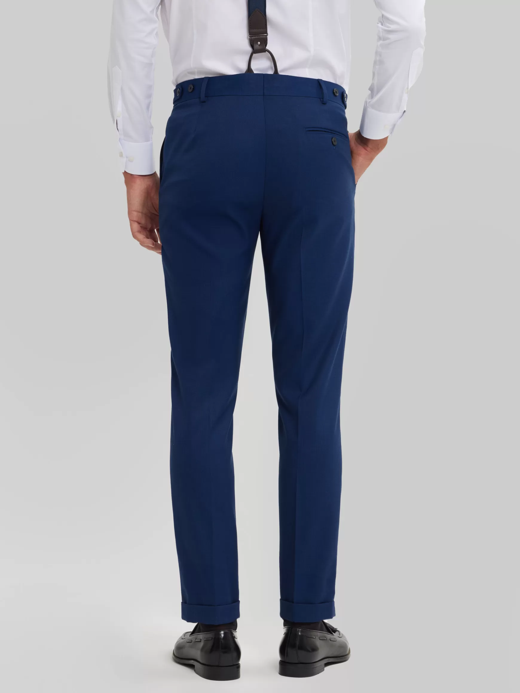 Hombre Alvaro Moreno Trajes | Trajes<PANTALON CAPO MICRO