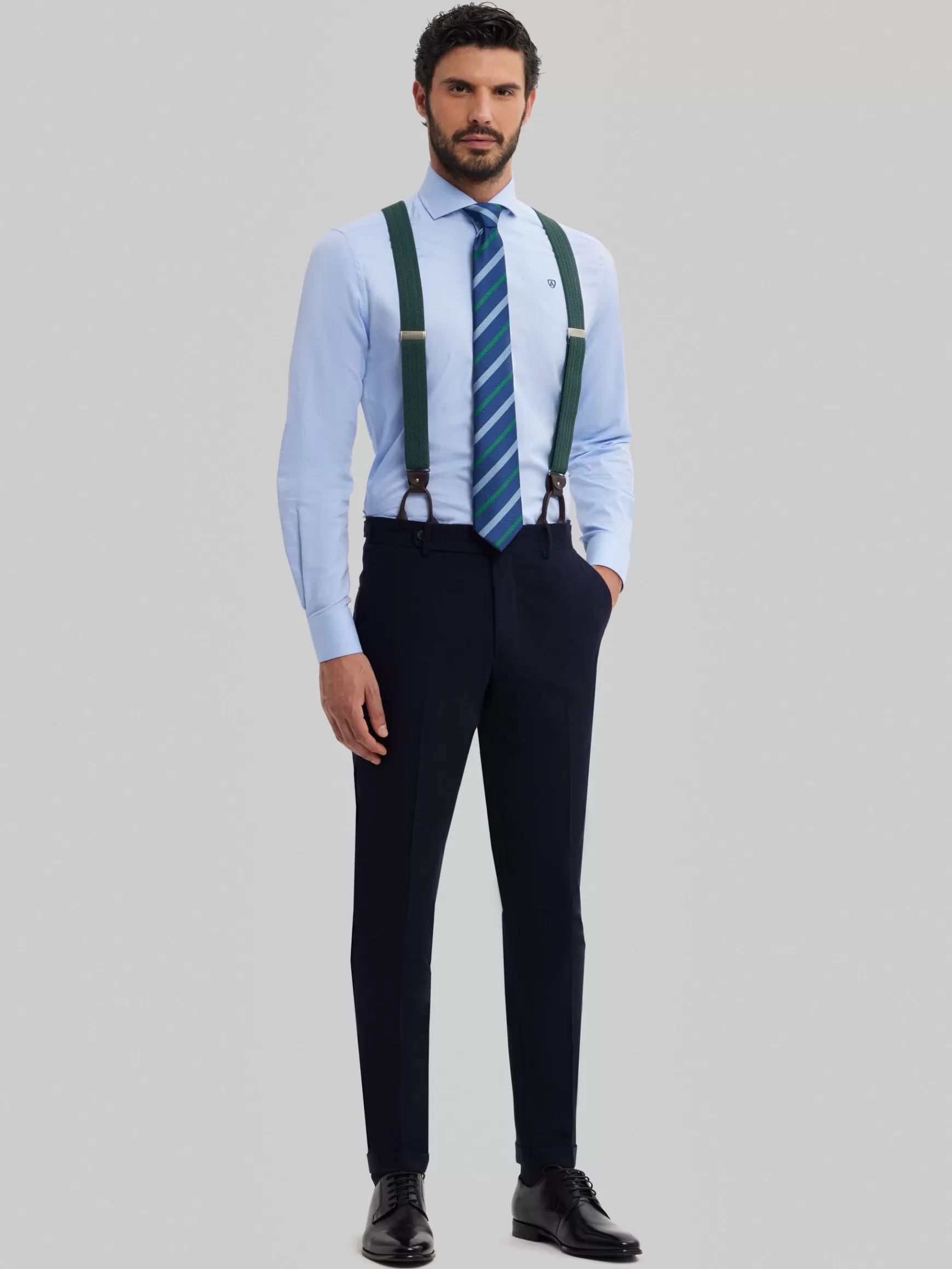 Hombre Alvaro Moreno Trajes | Trajes<PANTALON CAPO PLAIN