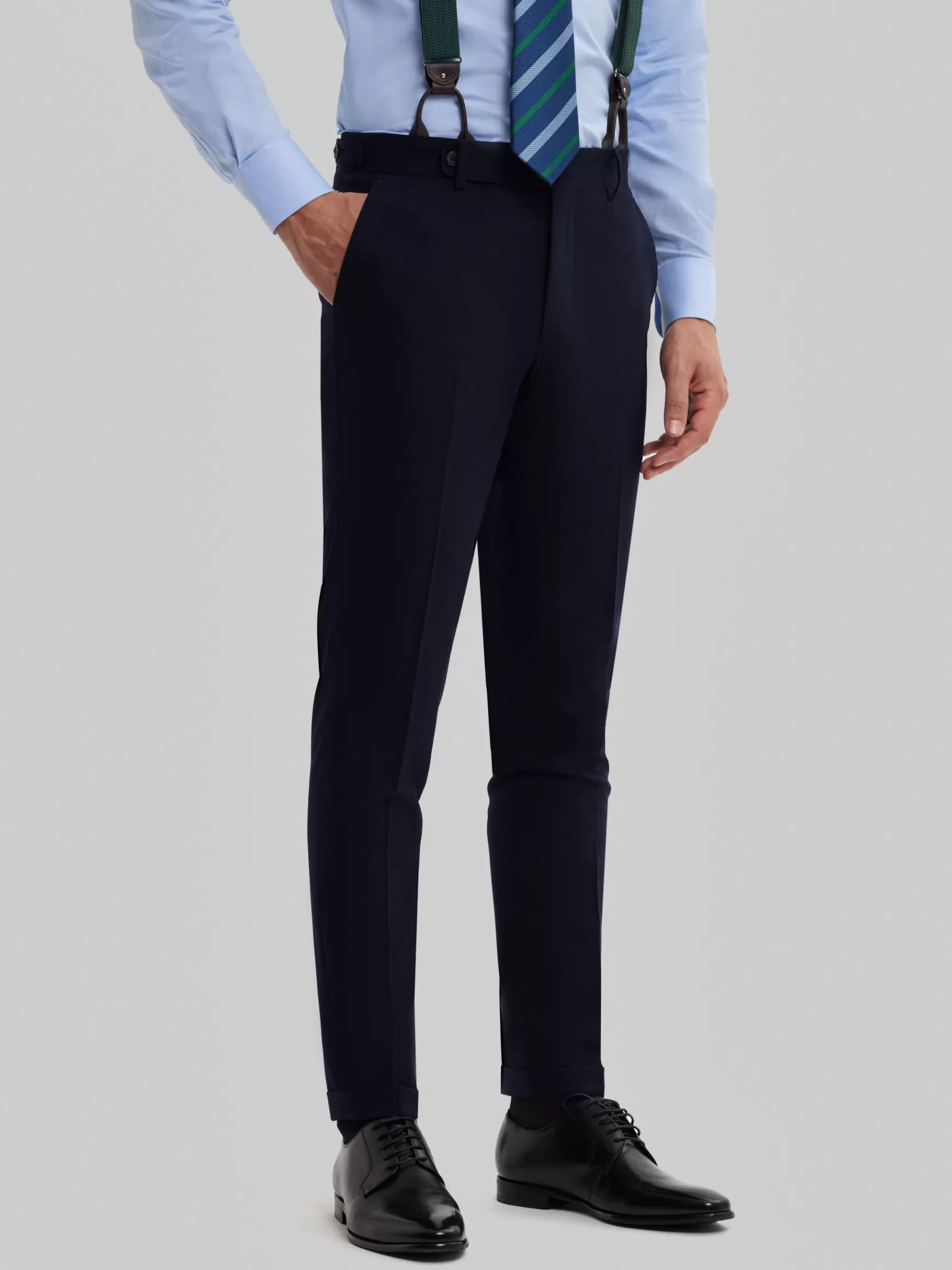 Hombre Alvaro Moreno Trajes | Trajes<PANTALON CAPO PLAIN