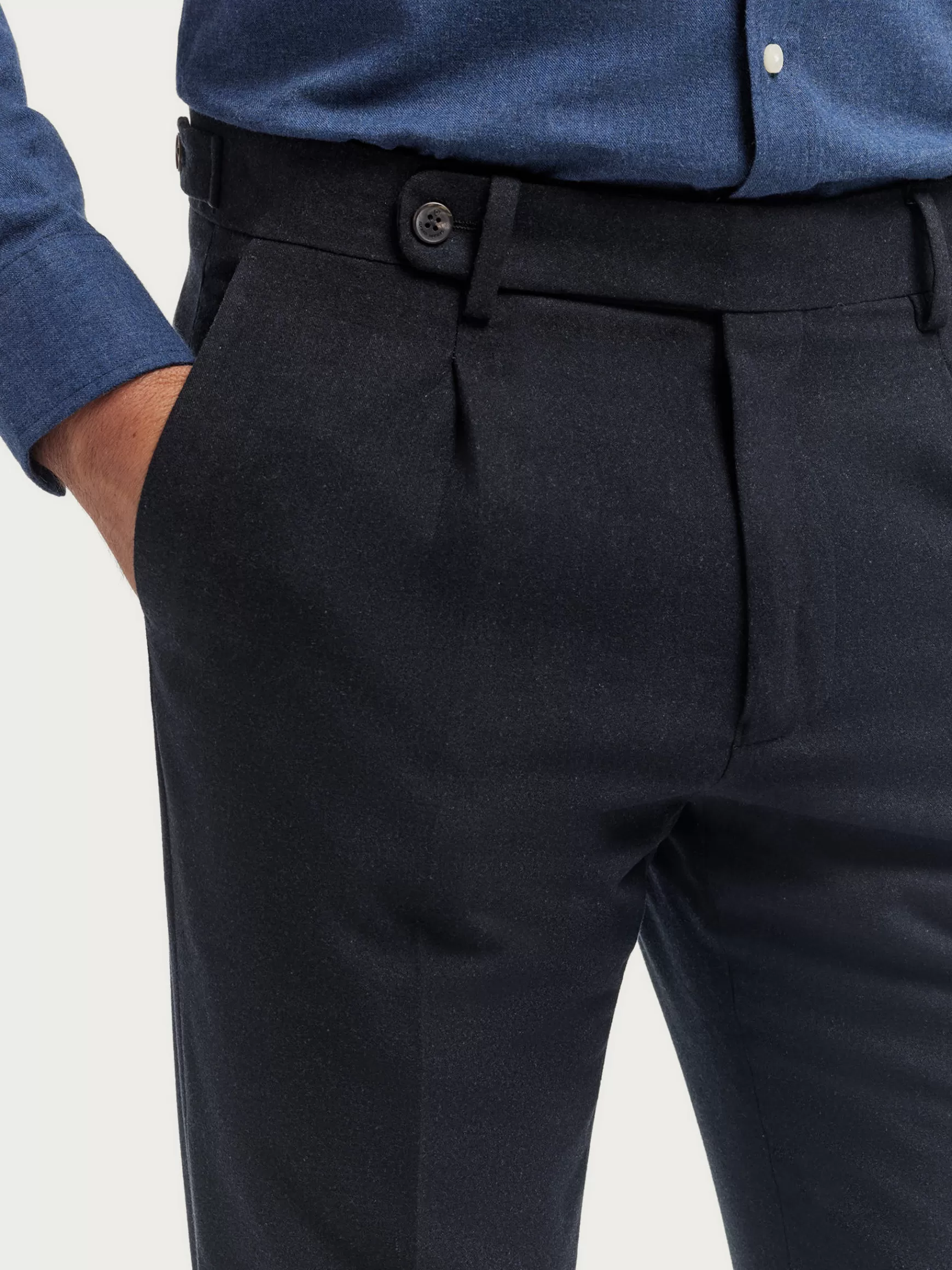 Hombre Alvaro Moreno Vestir<PANTALON CLASSIC TWILL