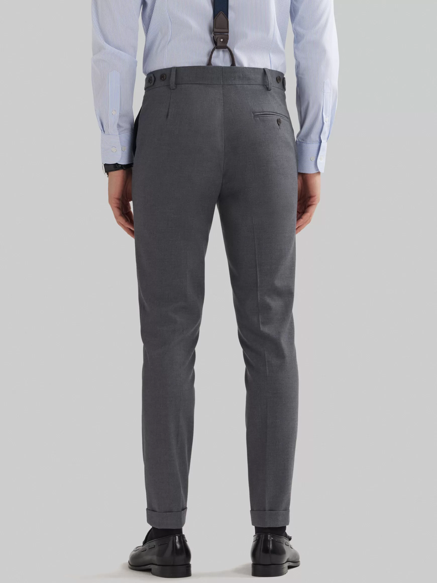 Hombre Alvaro Moreno Trajes | Trajes<PANTALON DUOMO CRUZADO