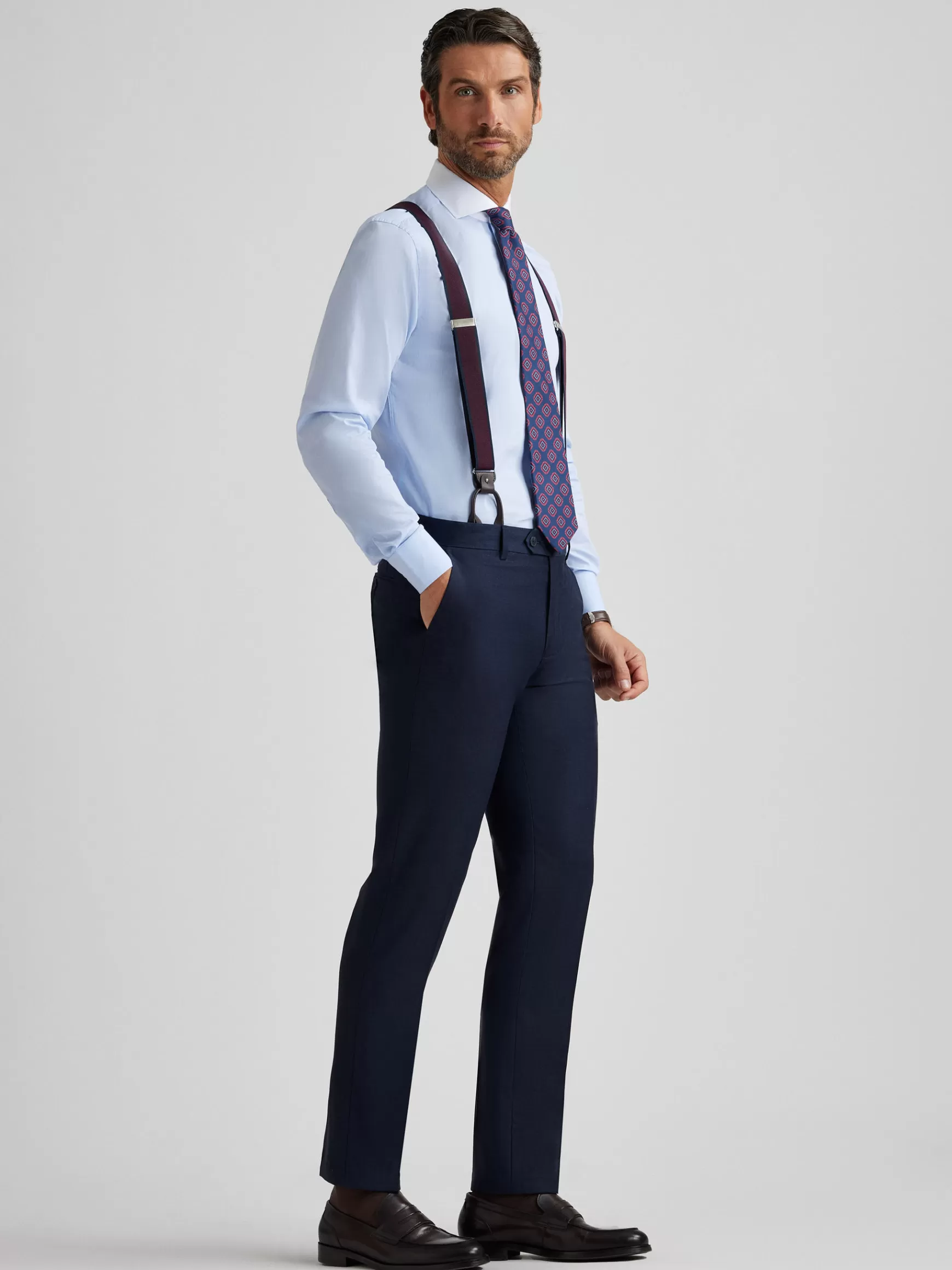 Hombre Alvaro Moreno Trajes | Trajes<PANTALON FIL A FIL