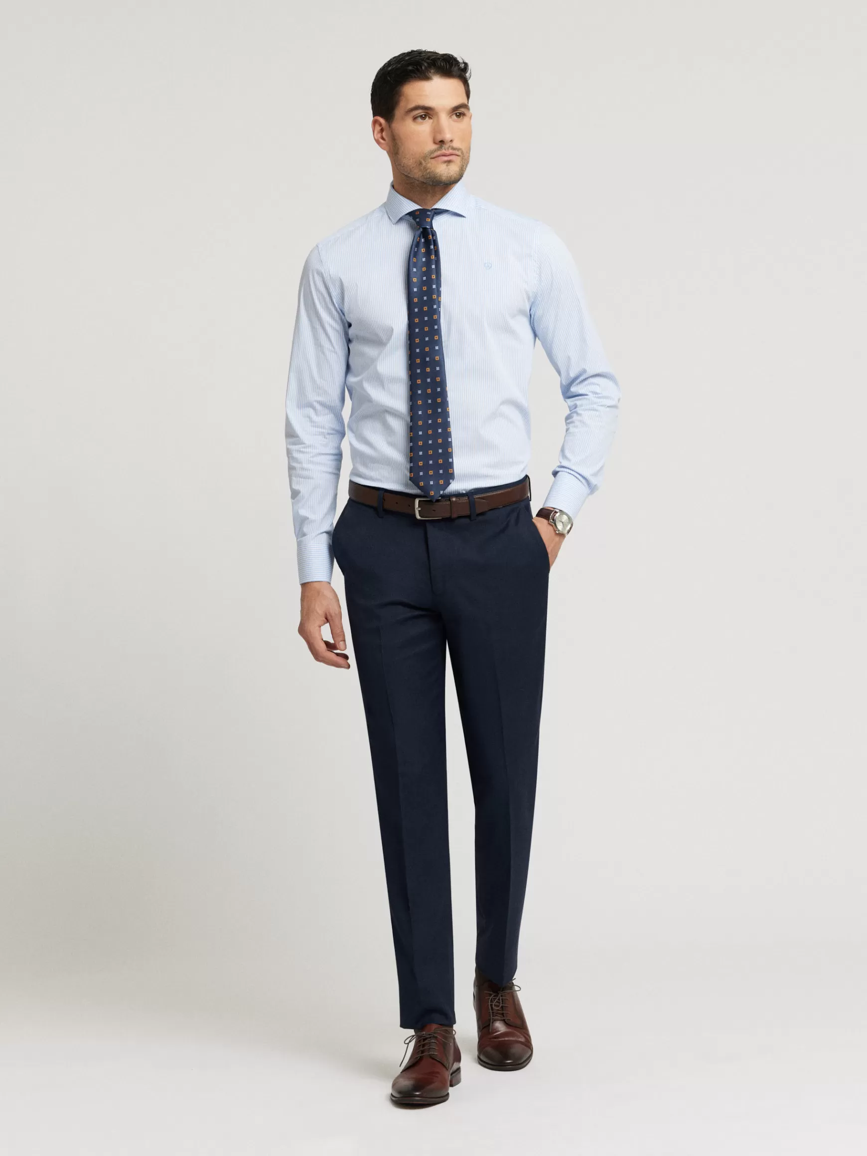 Hombre Alvaro Moreno Trajes | Trajes<PANTALON FIL A FIL