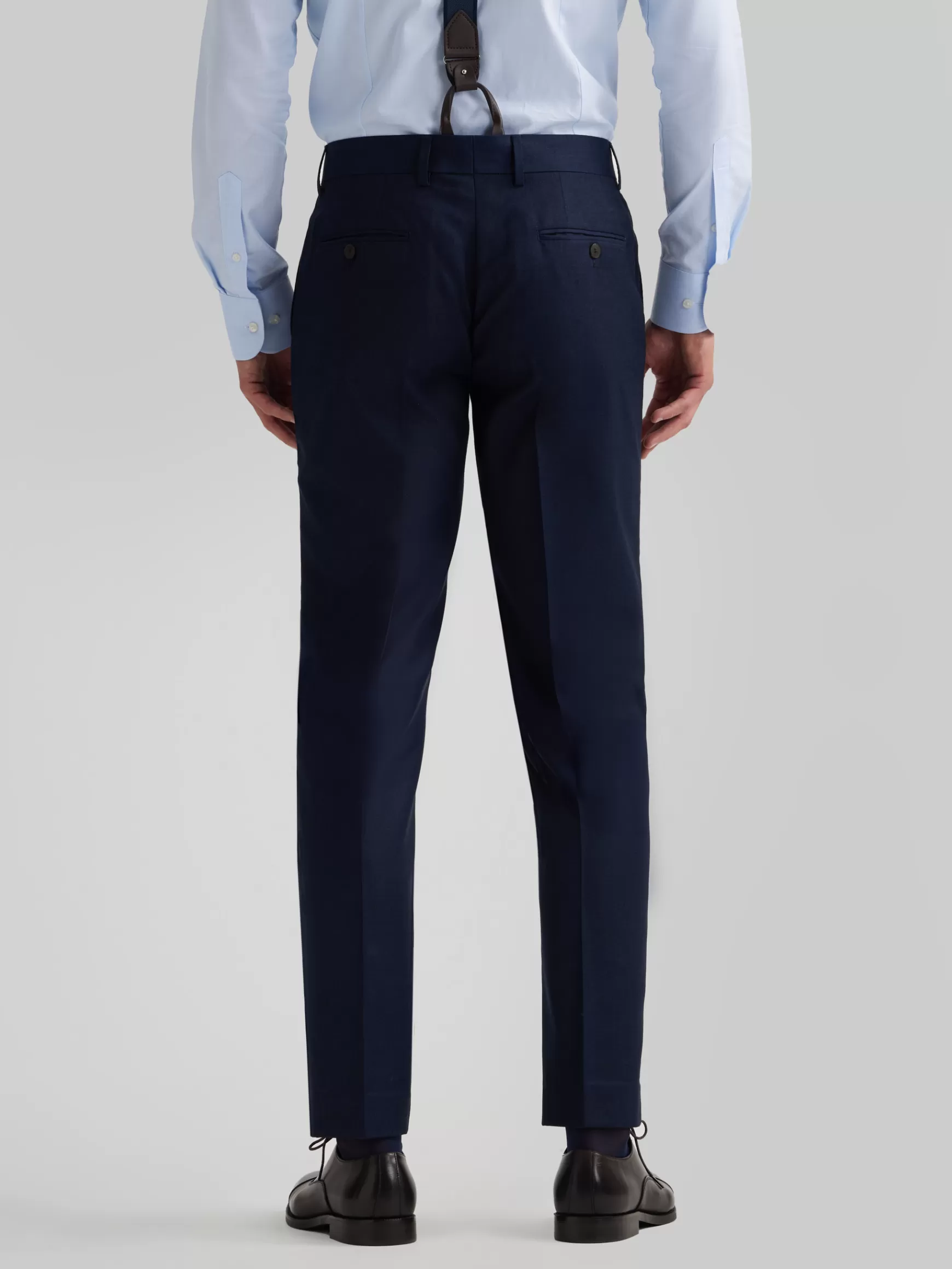 Hombre Alvaro Moreno Trajes | Trajes<PANTALON FIL A FIL CRUZADO