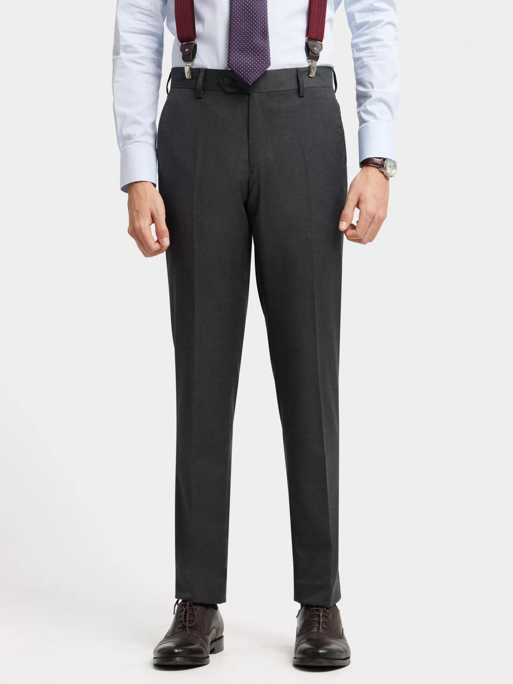 Hombre Alvaro Moreno Trajes | Trajes<PANTALON FIL A FIL CRUZADO