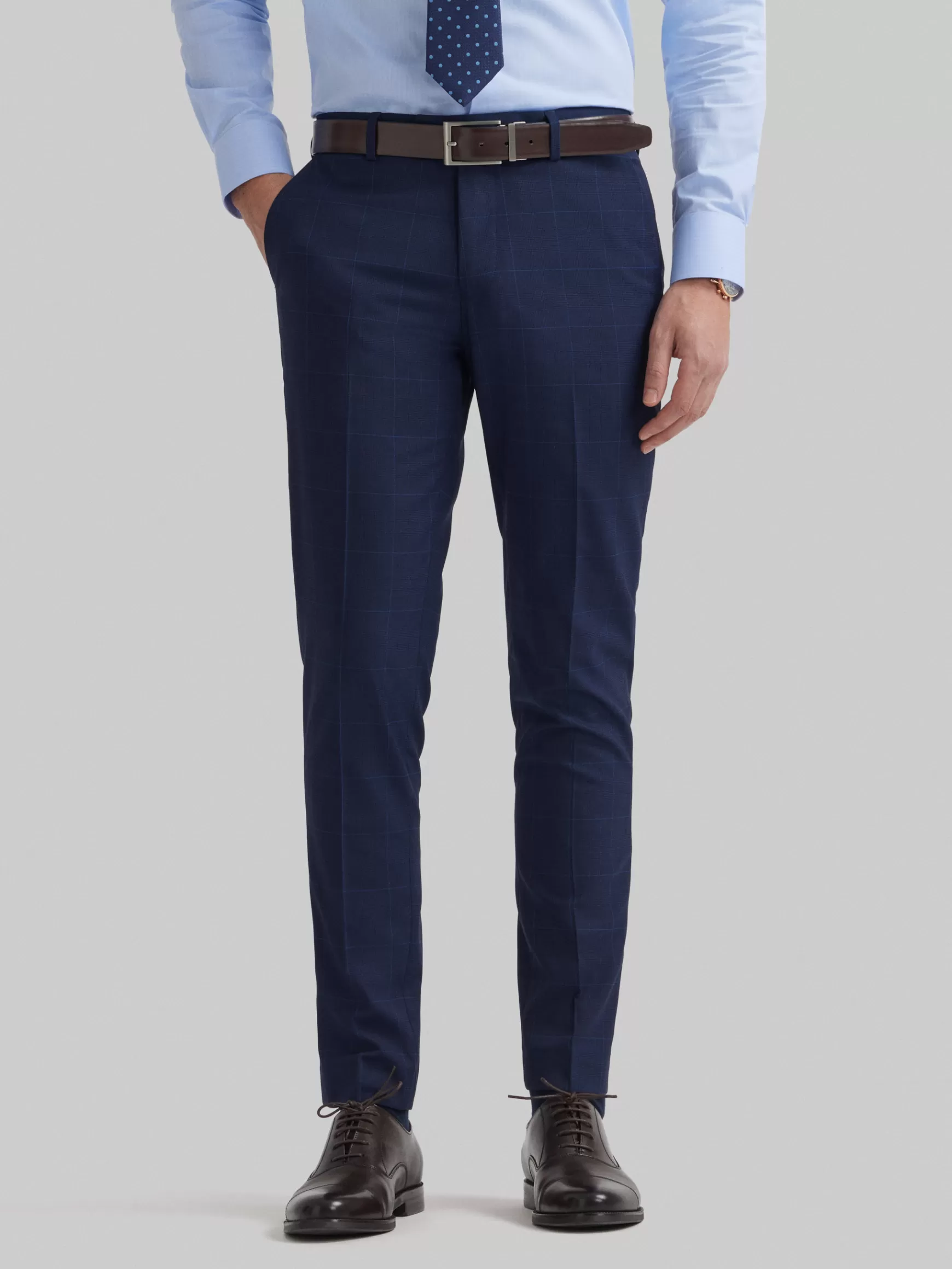 Hombre Alvaro Moreno Trajes | Trajes<PANTALON GALES SLIM