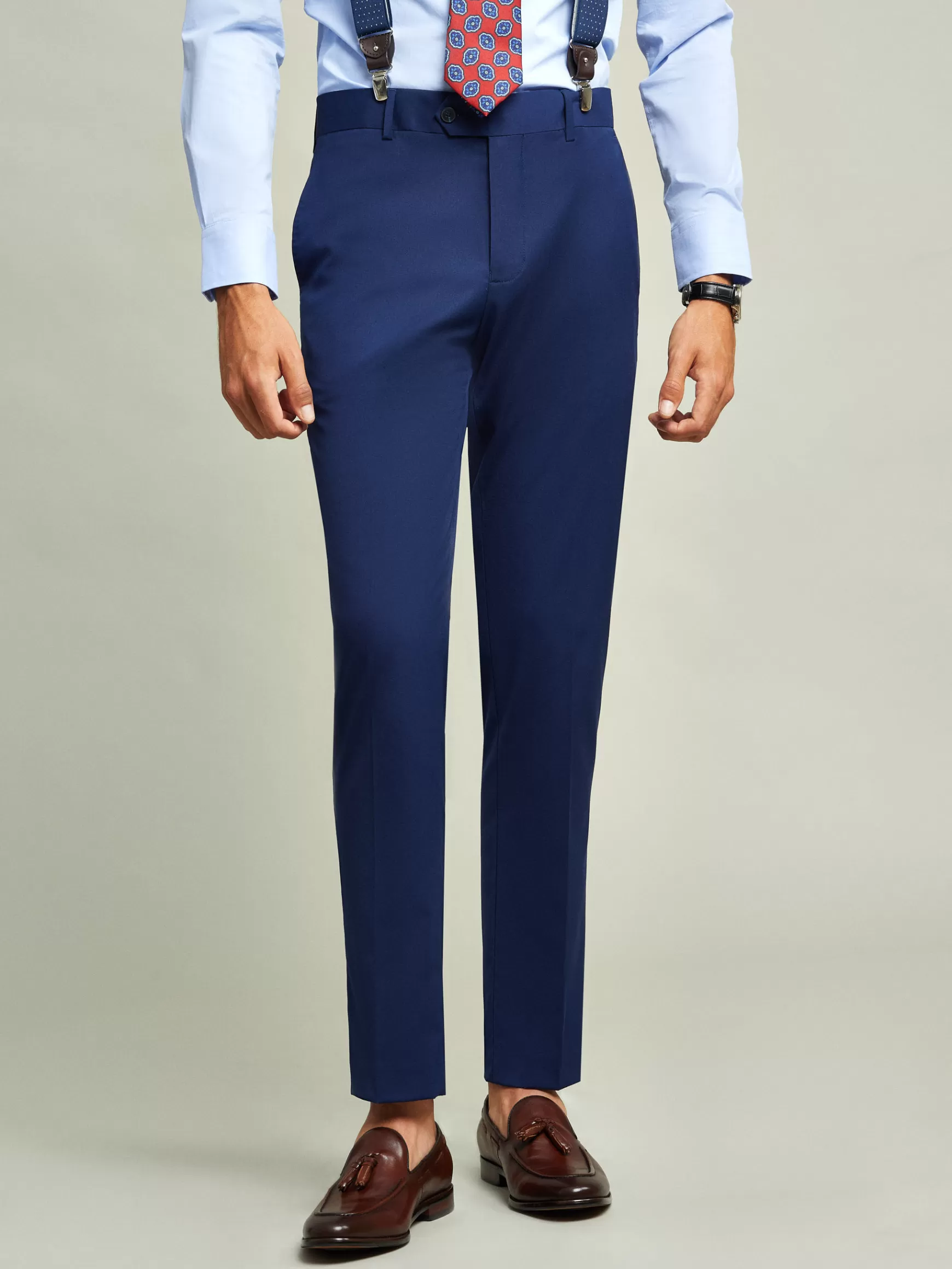 Hombre Alvaro Moreno Trajes | Trajes<PANTALON PLAIN SLIM