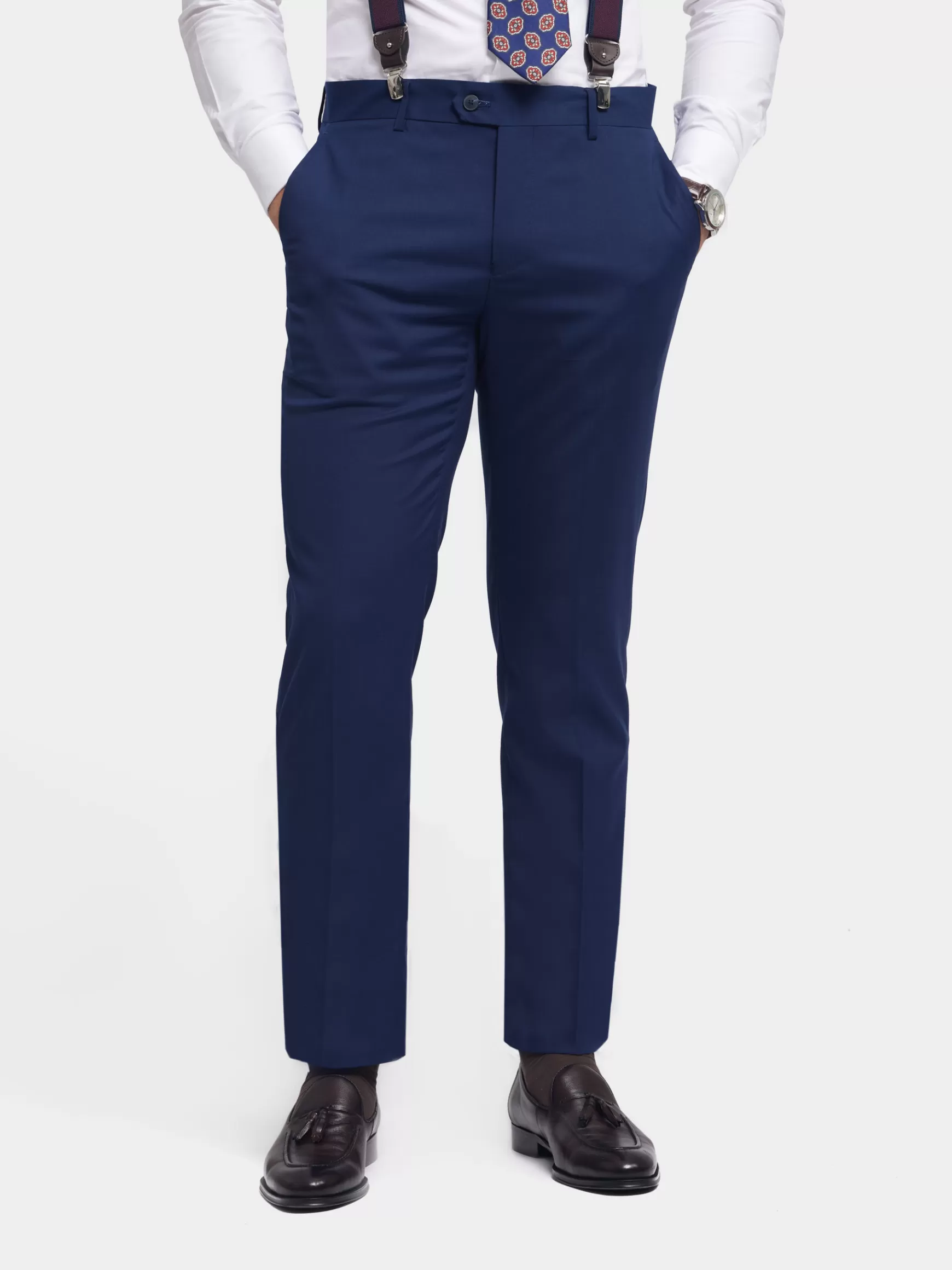 Hombre Alvaro Moreno Trajes | Trajes<PANTALON TWILL