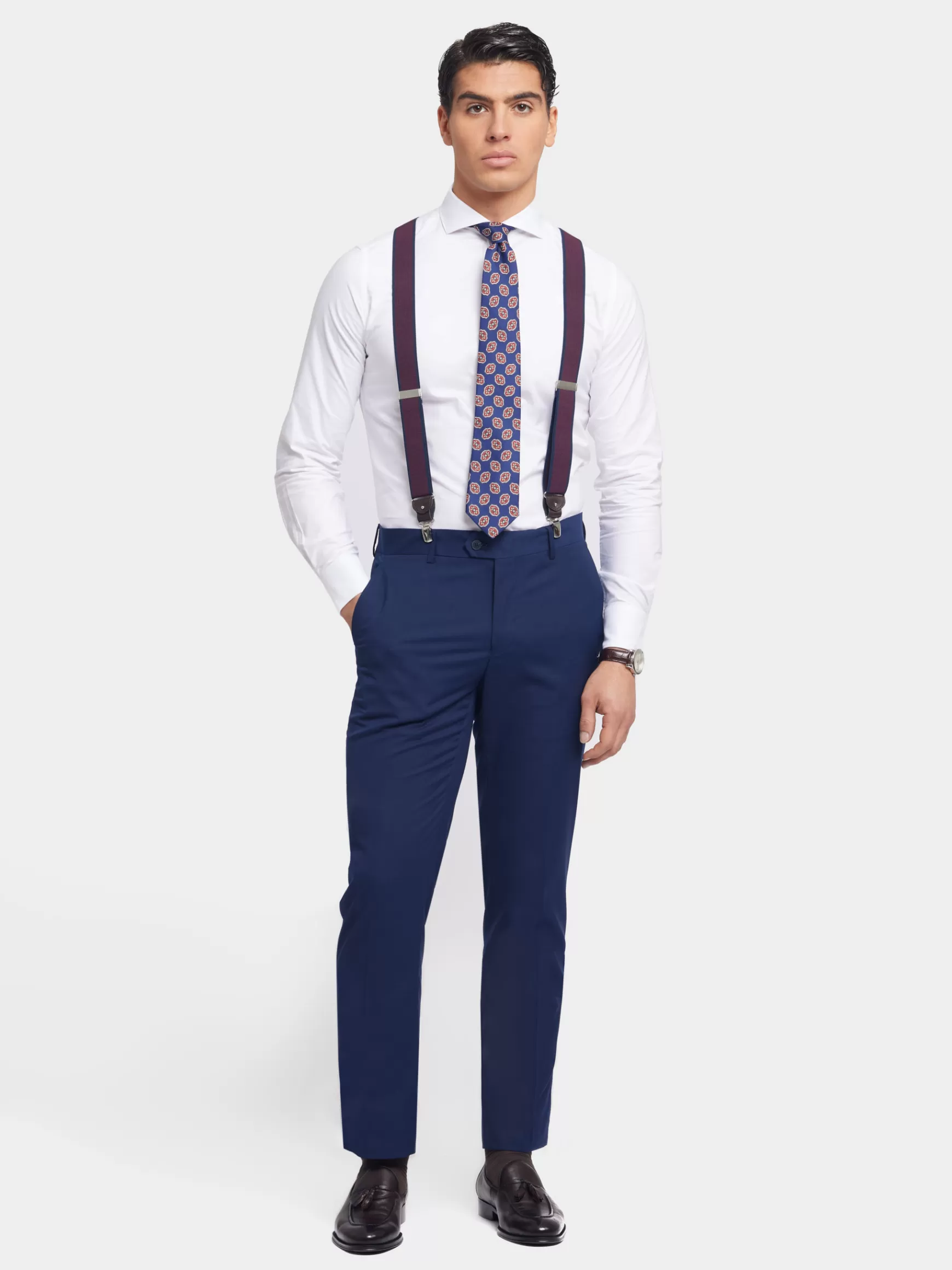 Hombre Alvaro Moreno Trajes | Trajes<PANTALON TWILL