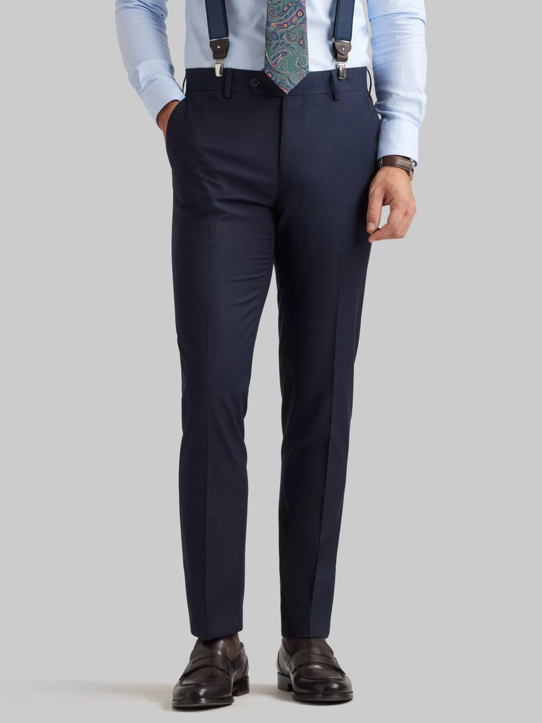 Hombre Alvaro Moreno Trajes | Trajes<PANTALON TWILL