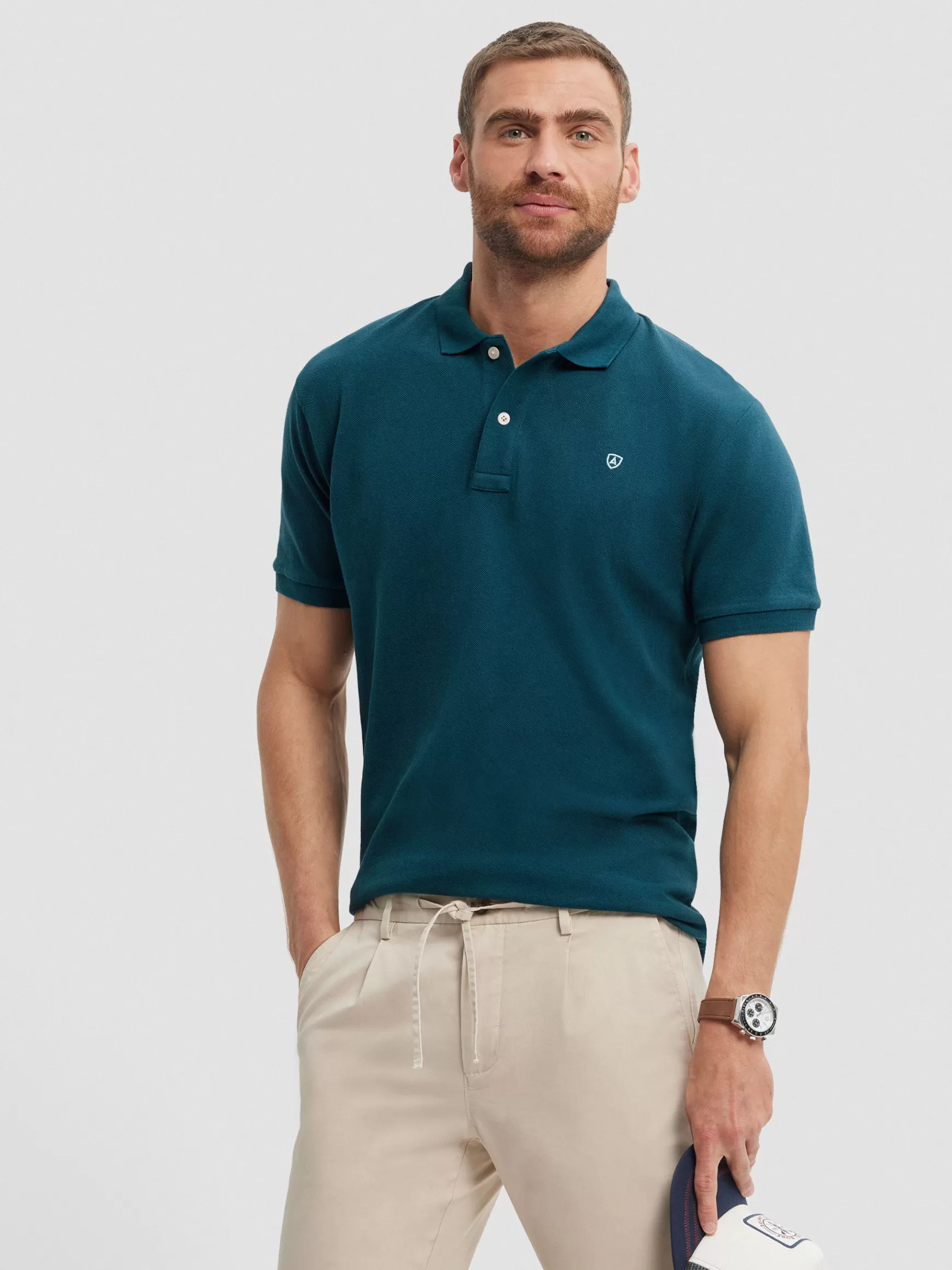 Hombre Alvaro Moreno Polos Y Poleras<POLO BASIC