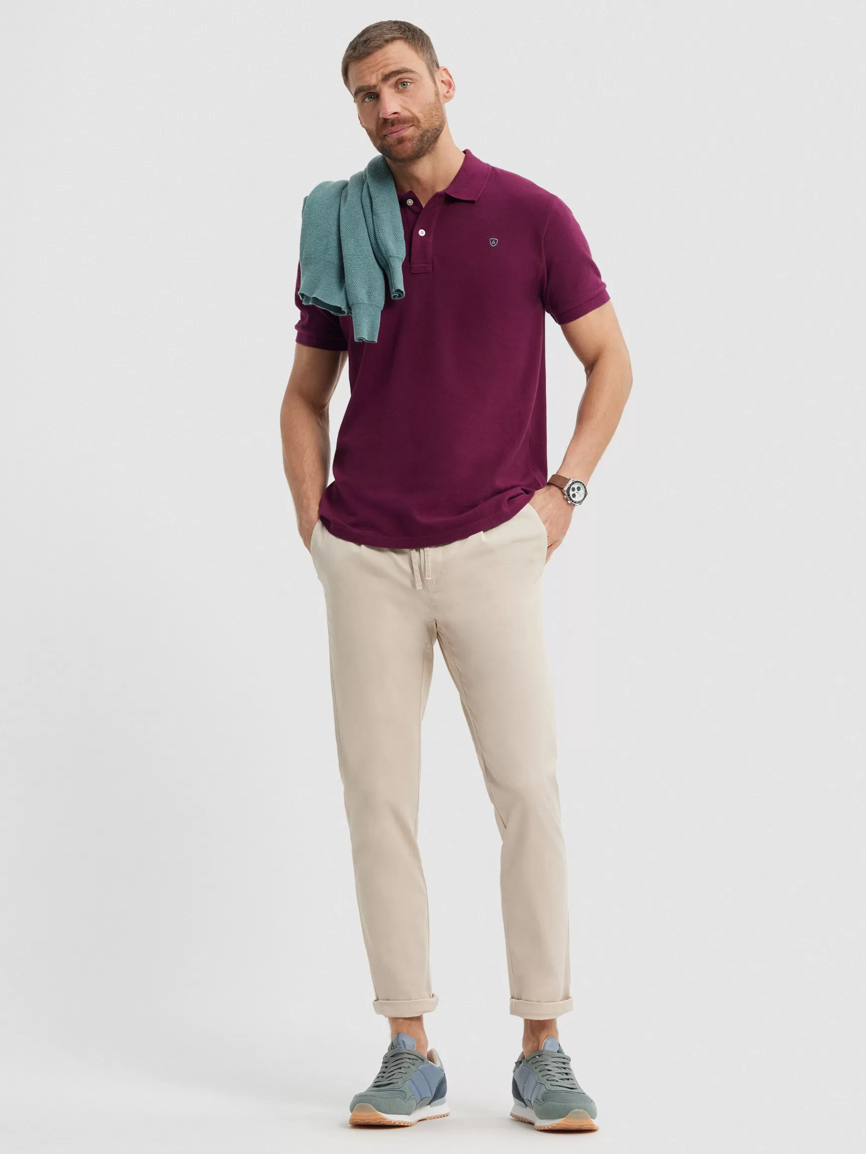 Hombre Alvaro Moreno Polos Y Poleras<POLO BASIC