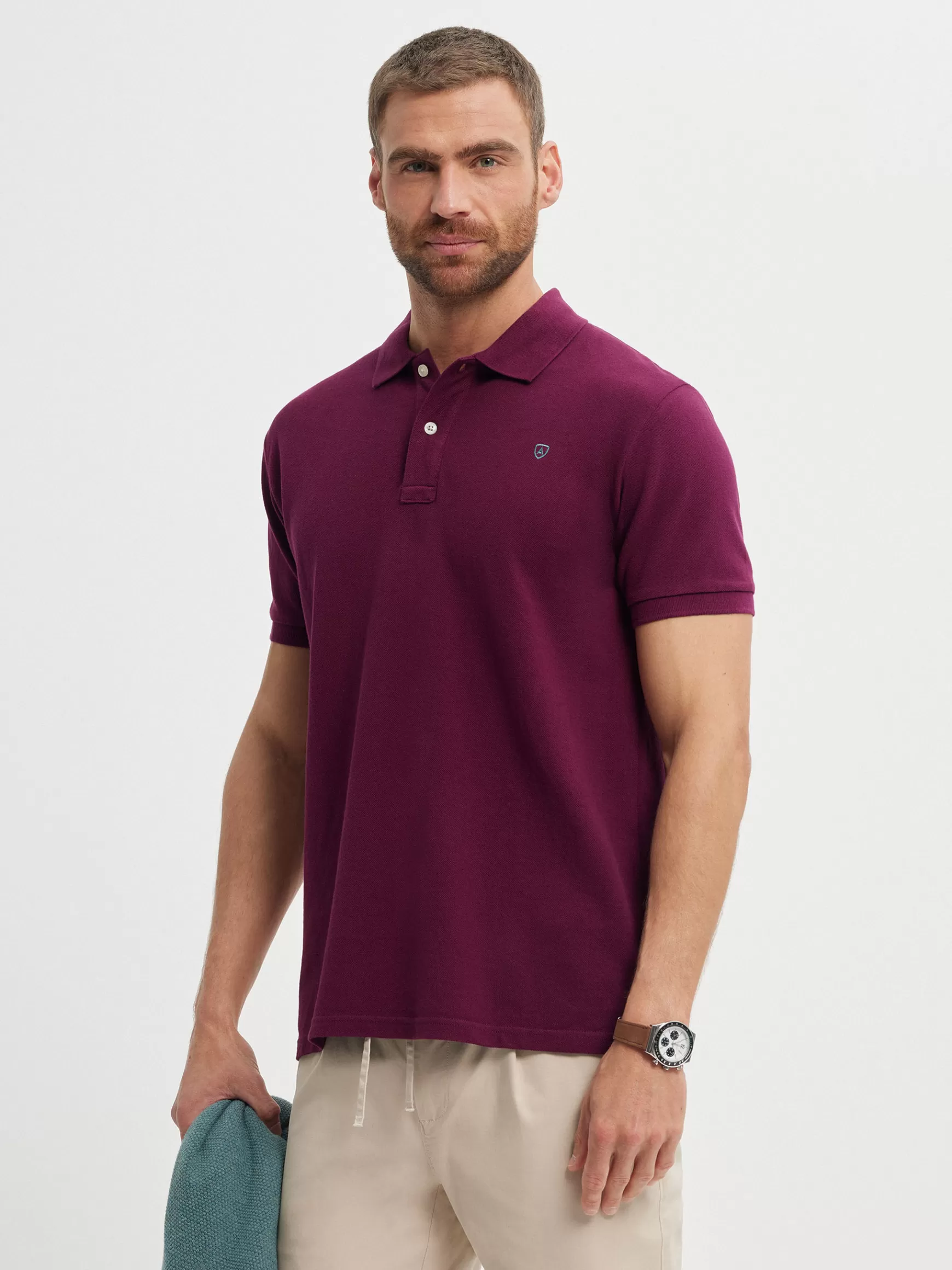 Hombre Alvaro Moreno Polos Y Poleras<POLO BASIC