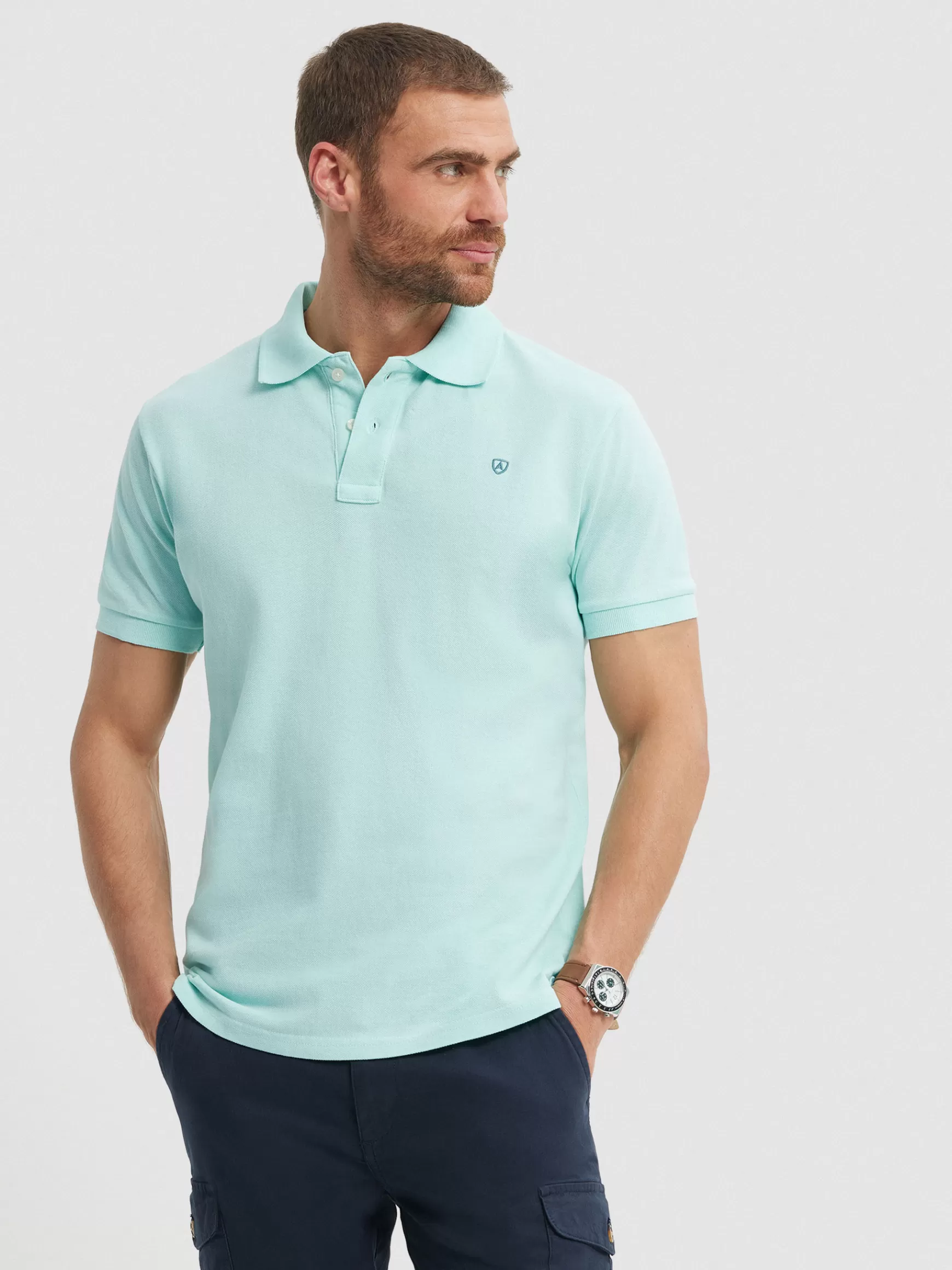 Hombre Alvaro Moreno Polos Y Poleras<POLO BASIC