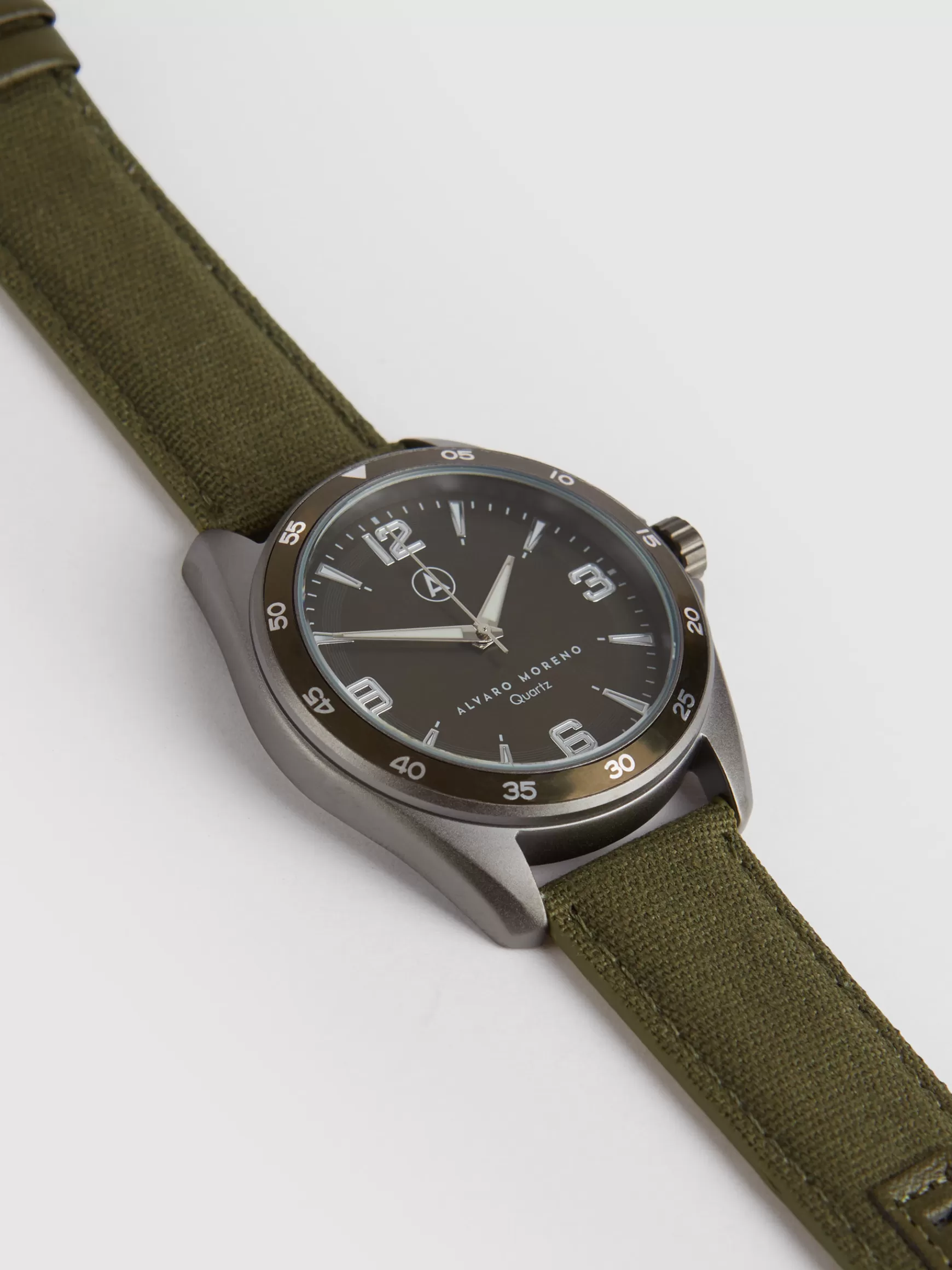 Hombre Alvaro Moreno Relojes<RELOJ CANVAS QUARTZ